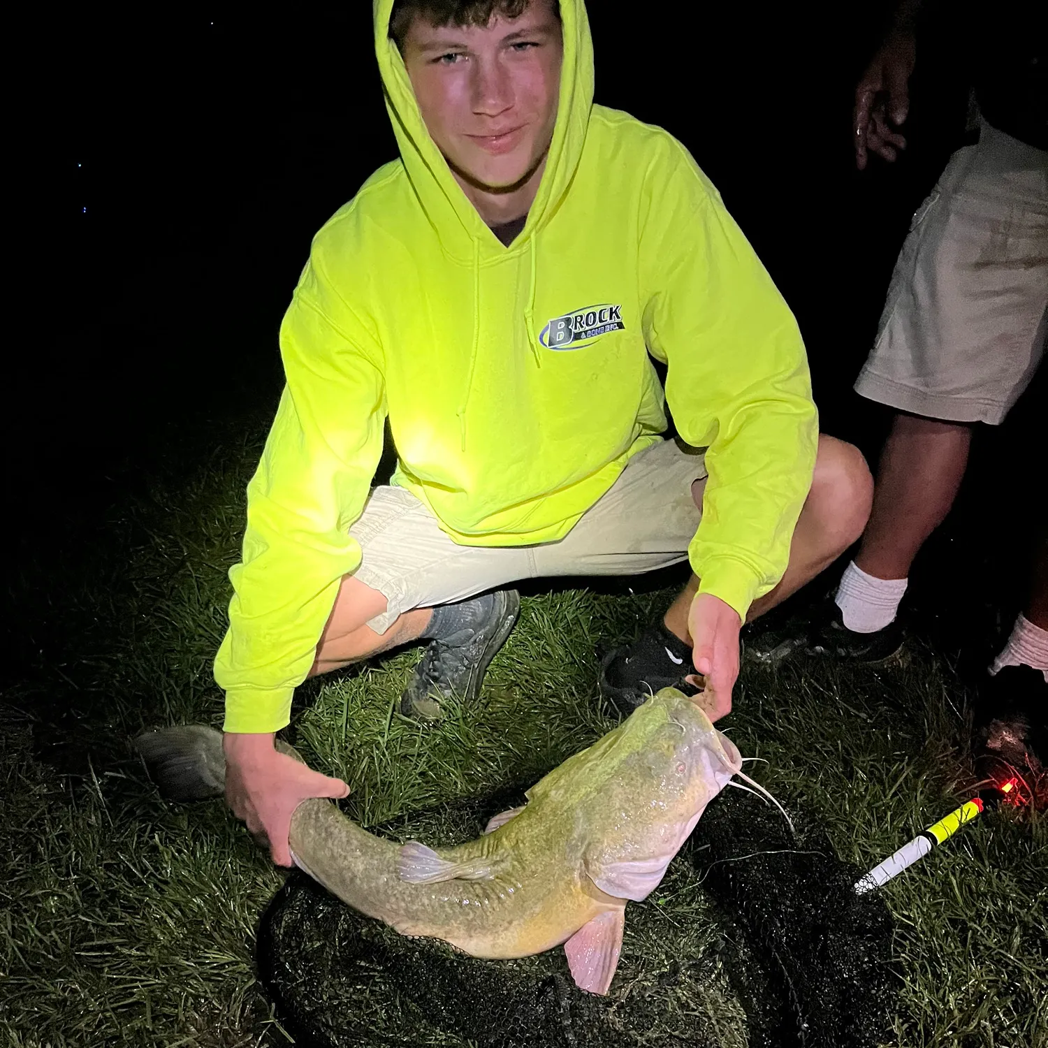 Flathead catfish caught on Fishbrain