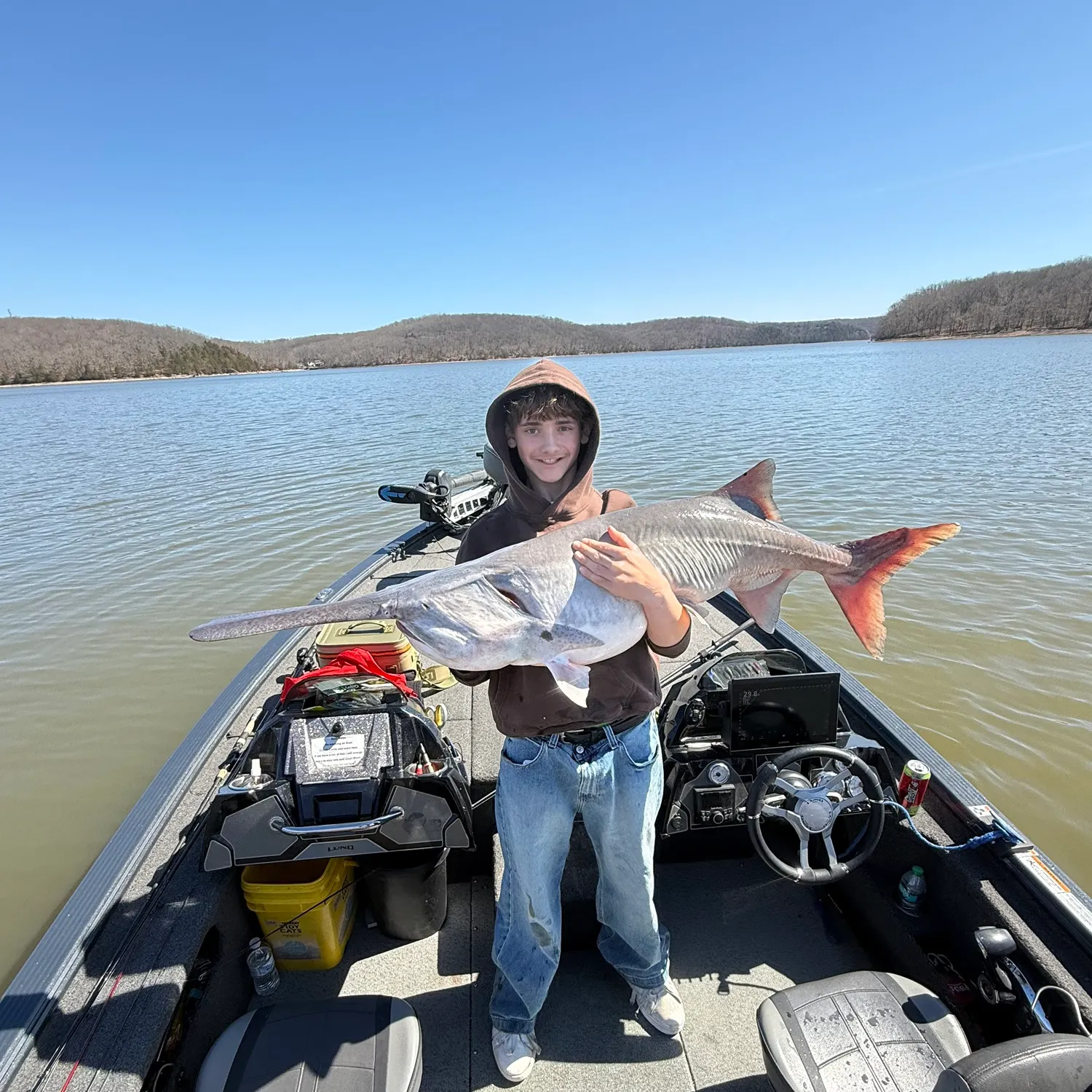 The most recent Paddlefish catches on Fishbrain