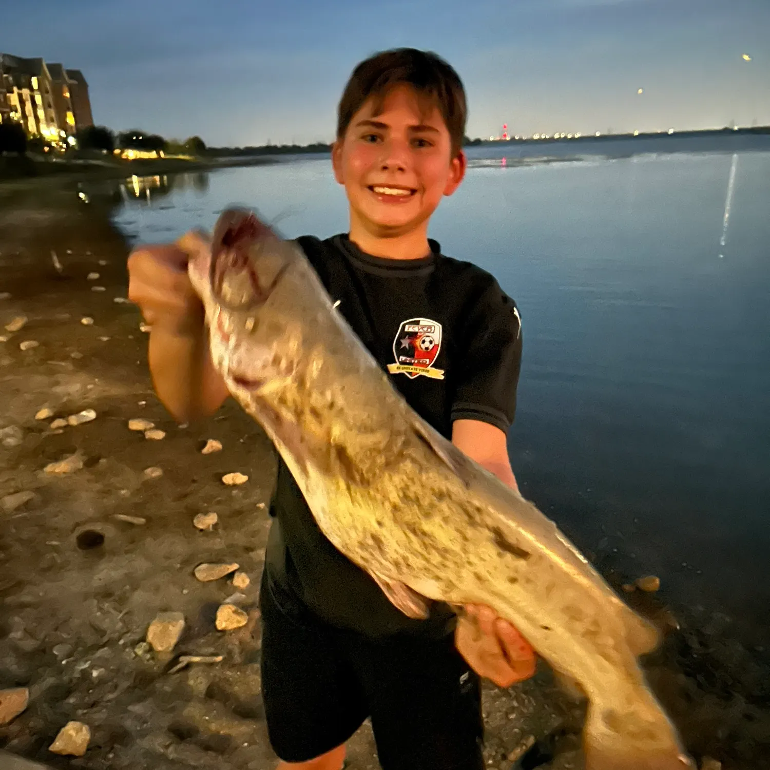 Channel catfish caught on Fishbrain