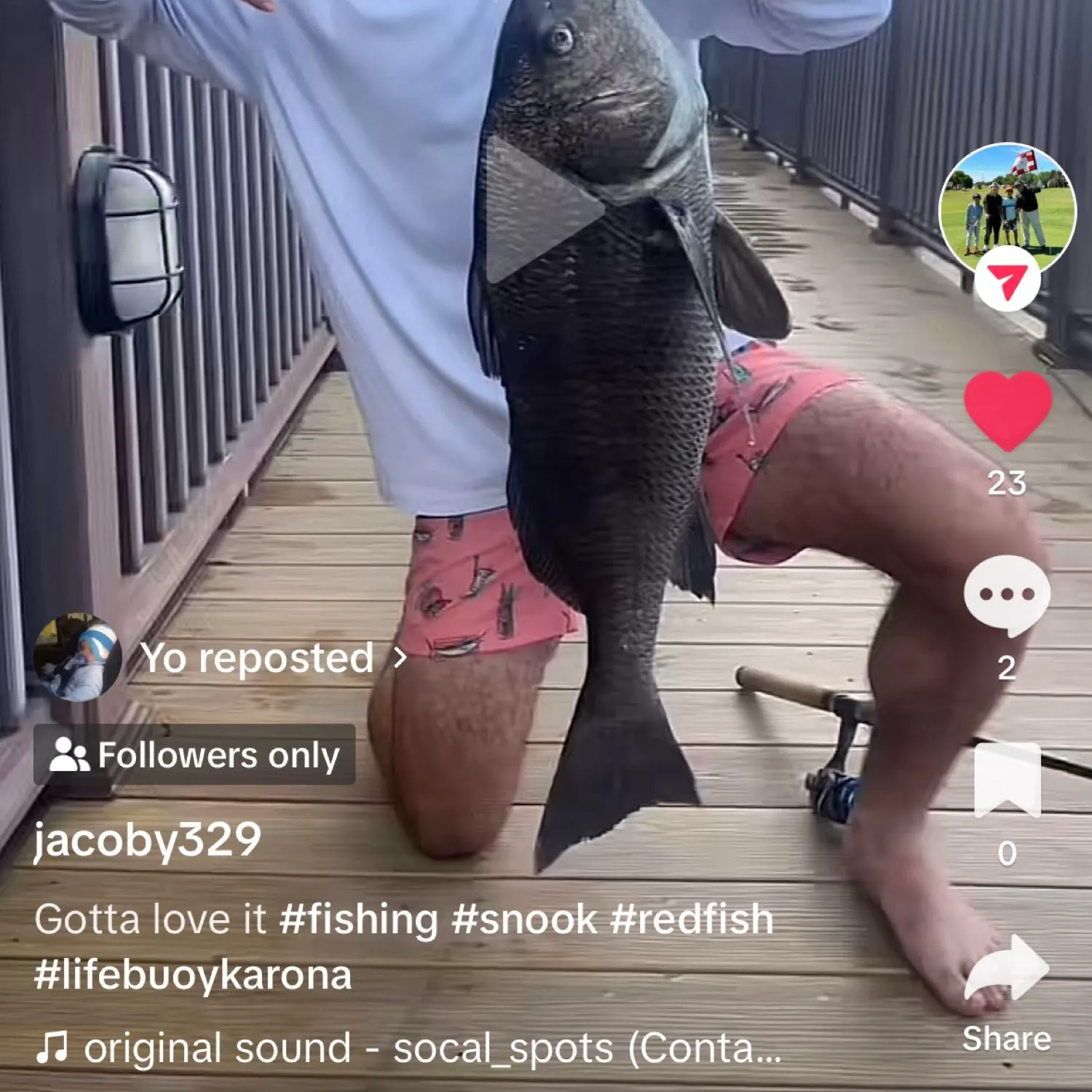 recently logged catches