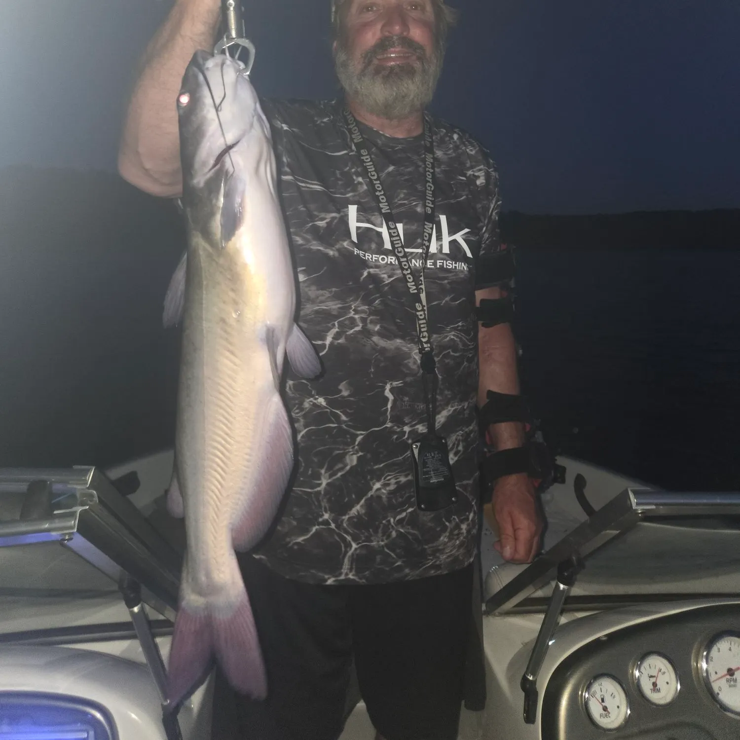 Channel catfish caught on Fishbrain