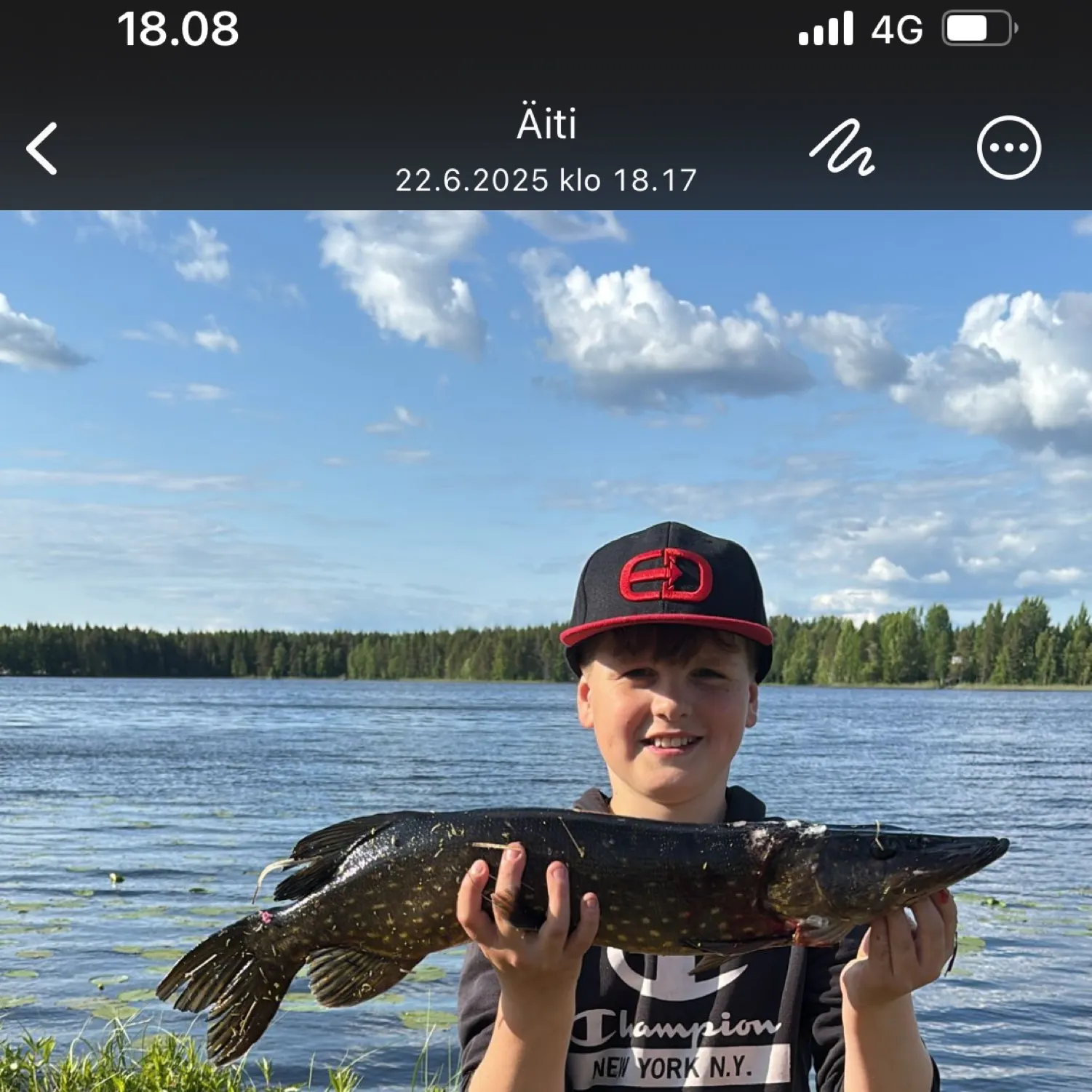 recently logged catches