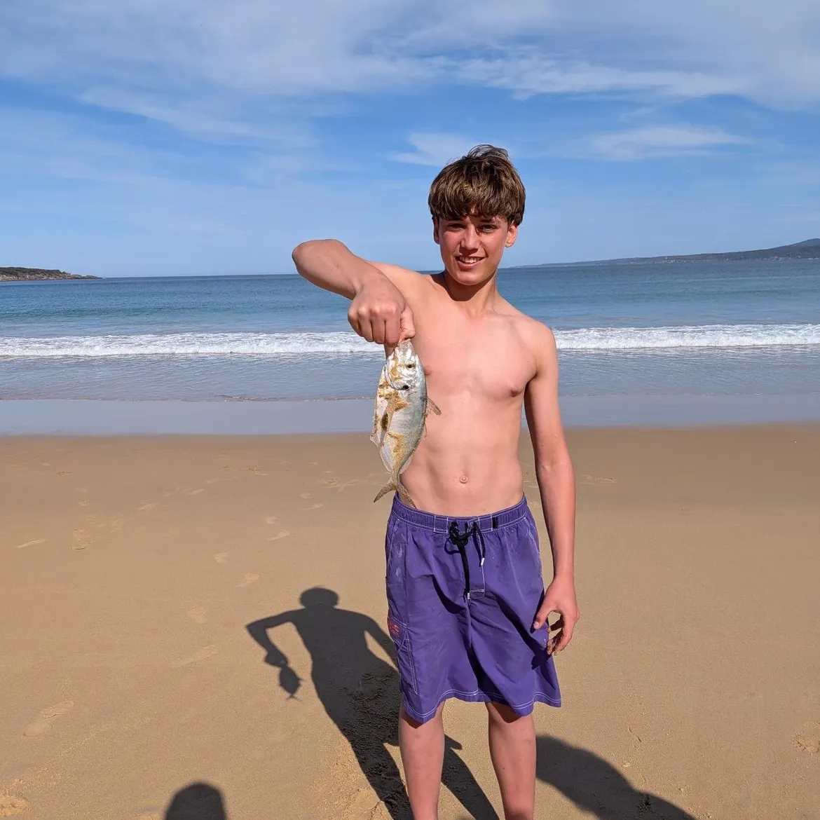 White trevally caught on Fishbrain