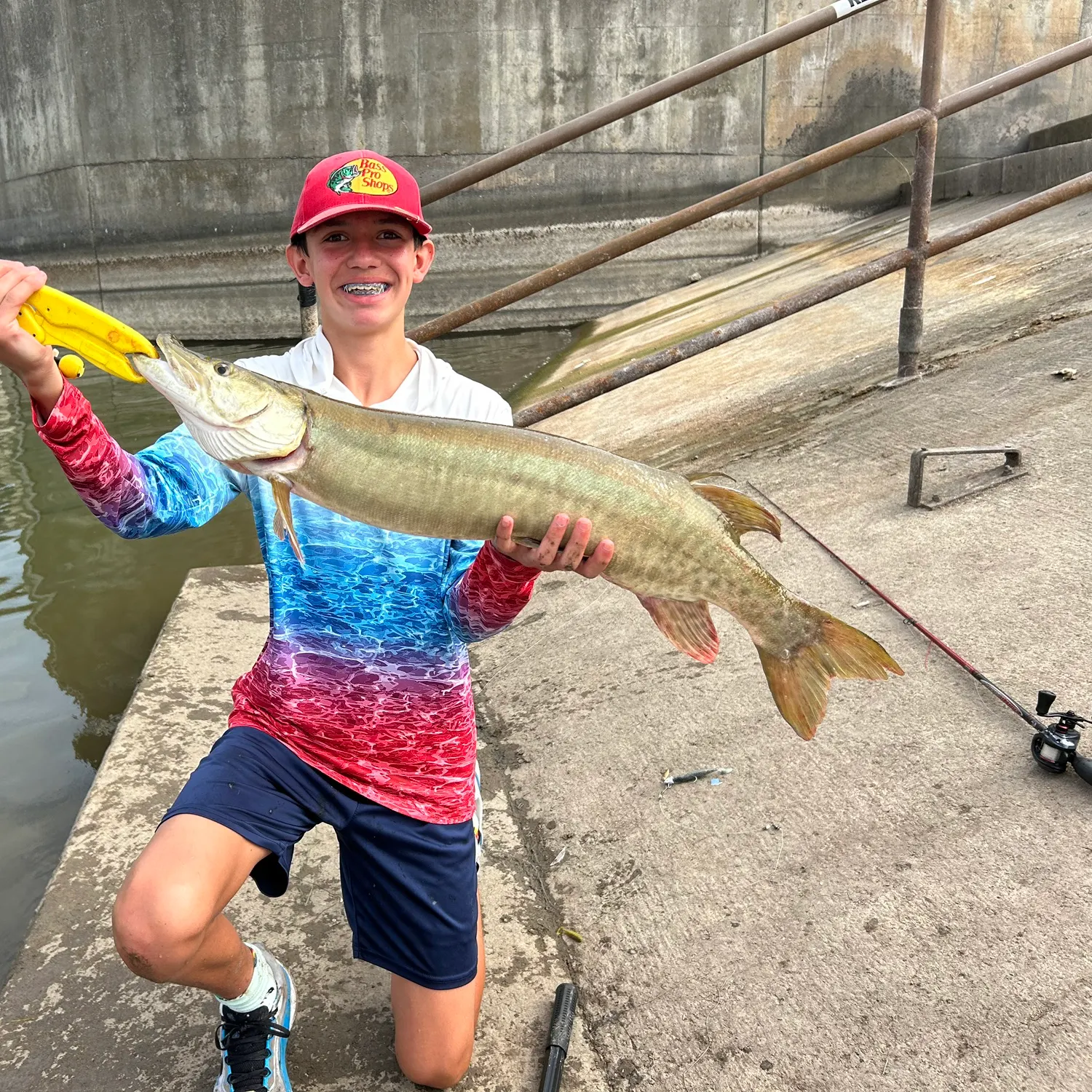 Muskie caught on Fishbrain