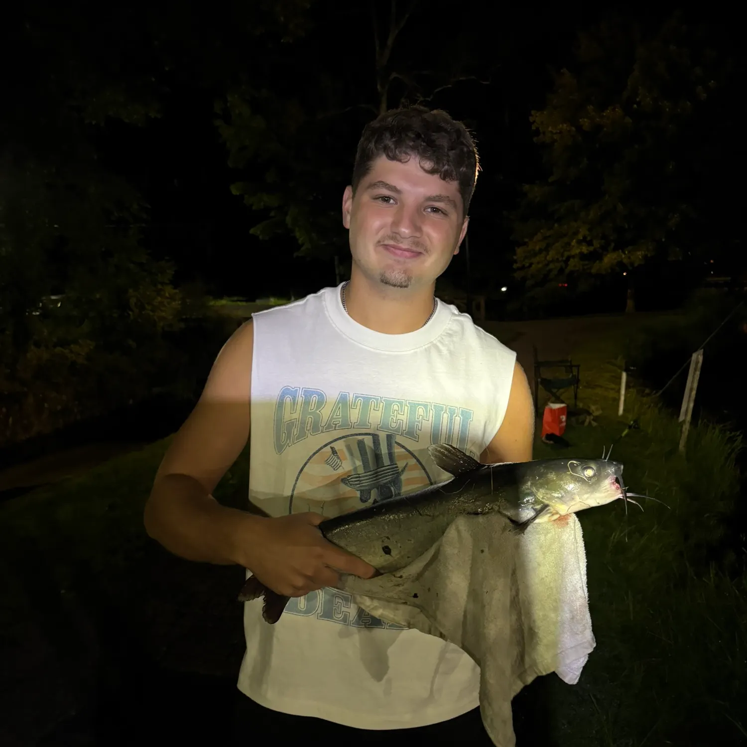 Channel catfish caught on Fishbrain