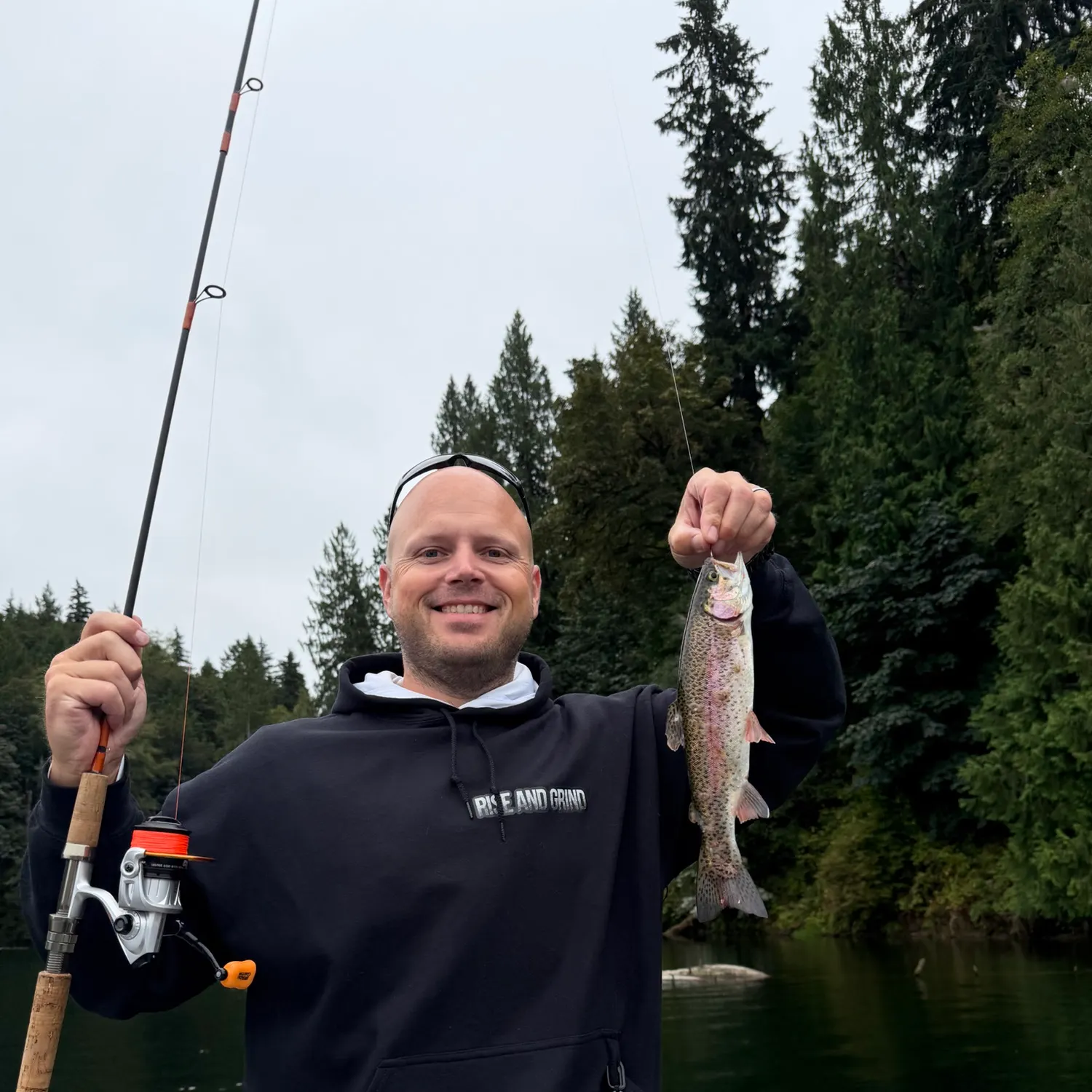Rainbow trout caught on Fishbrain
