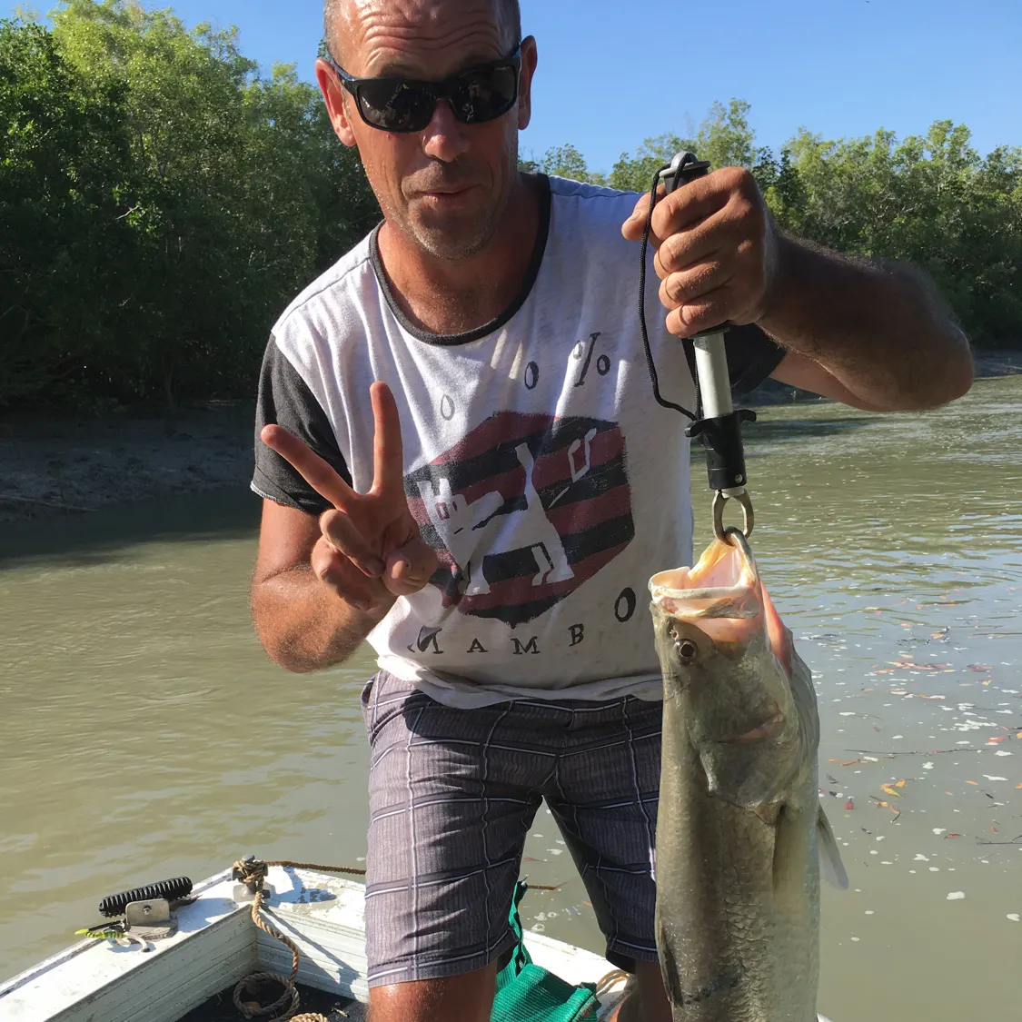 Barramundi caught on Fishbrain
