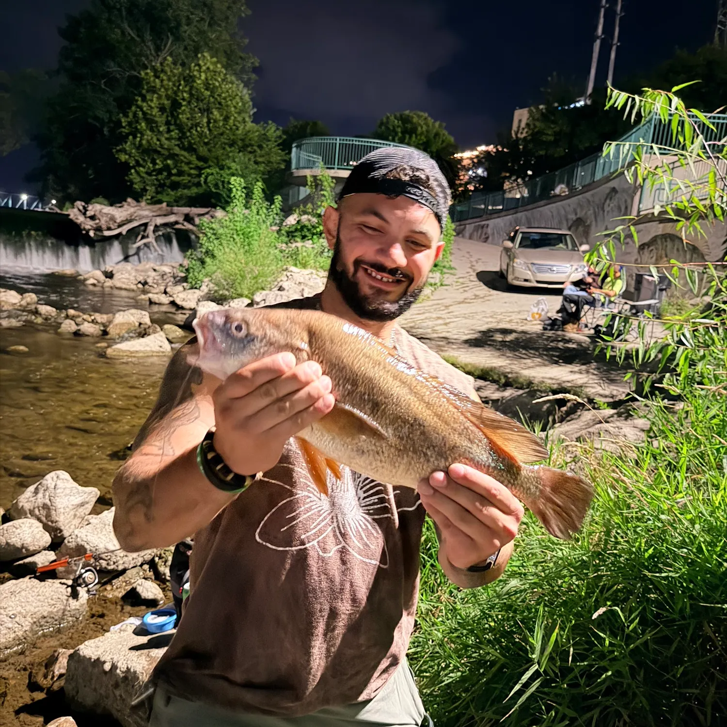 Freshwater drum caught on Fishbrain