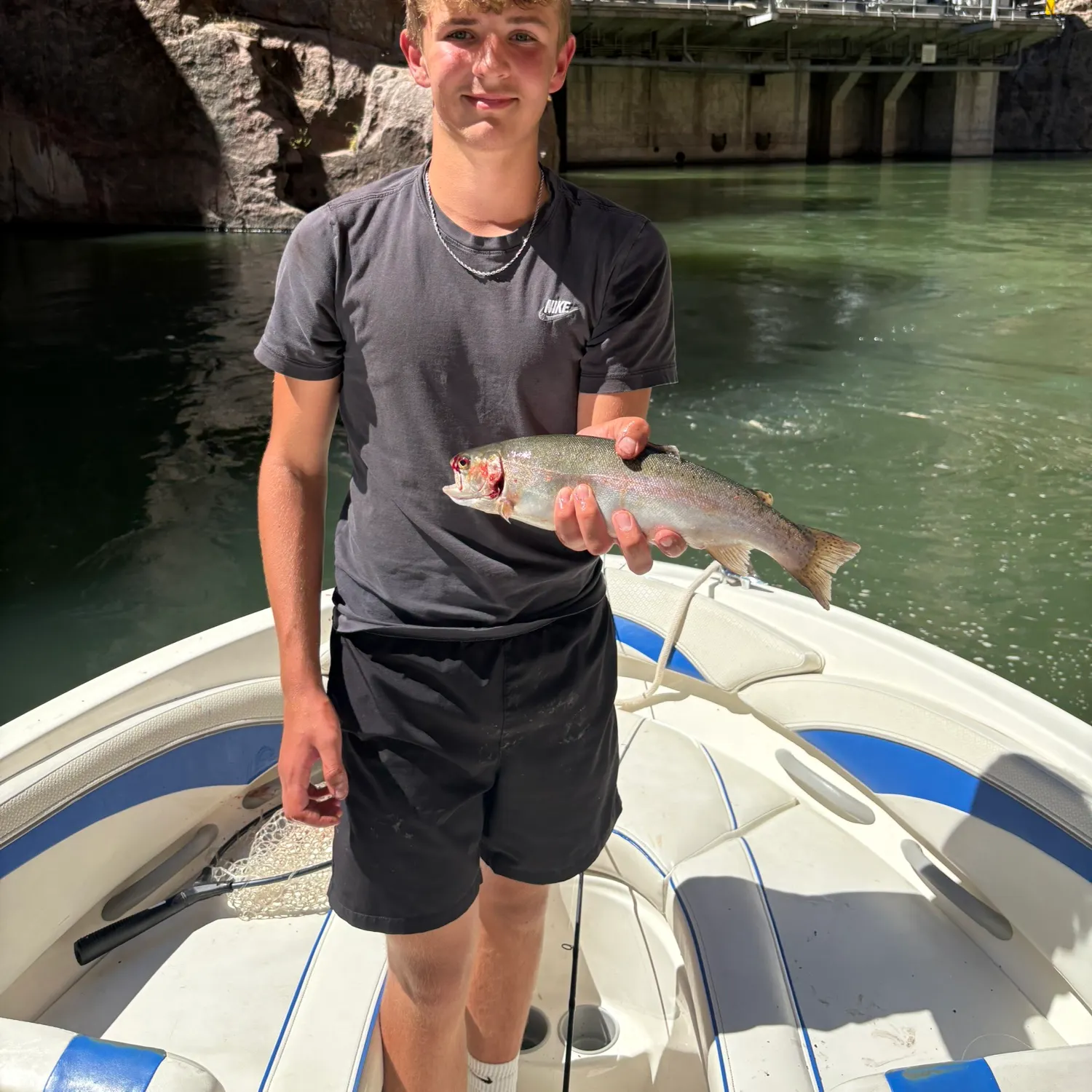 Rainbow trout caught on Fishbrain