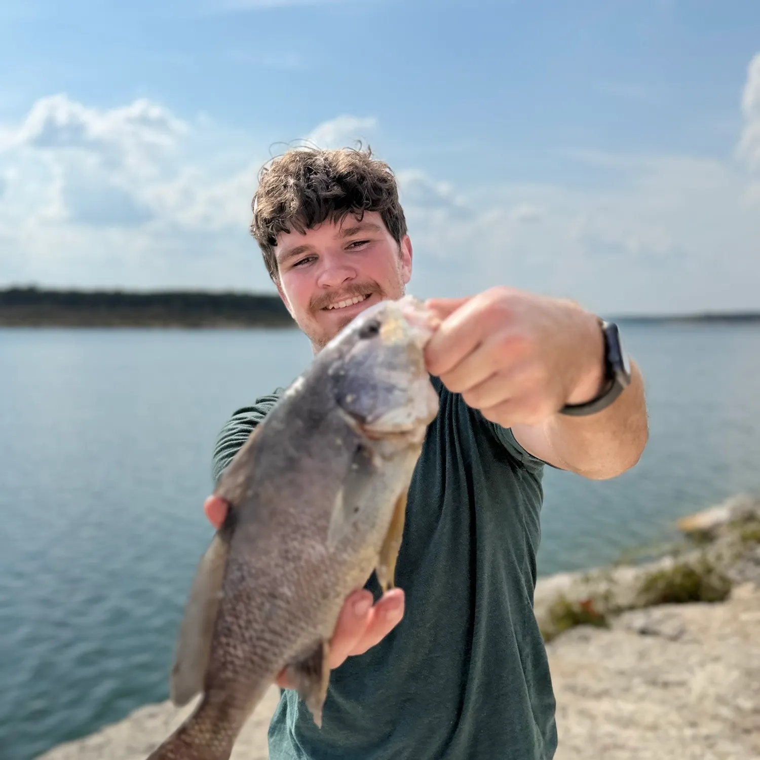 Freshwater drum caught on Fishbrain