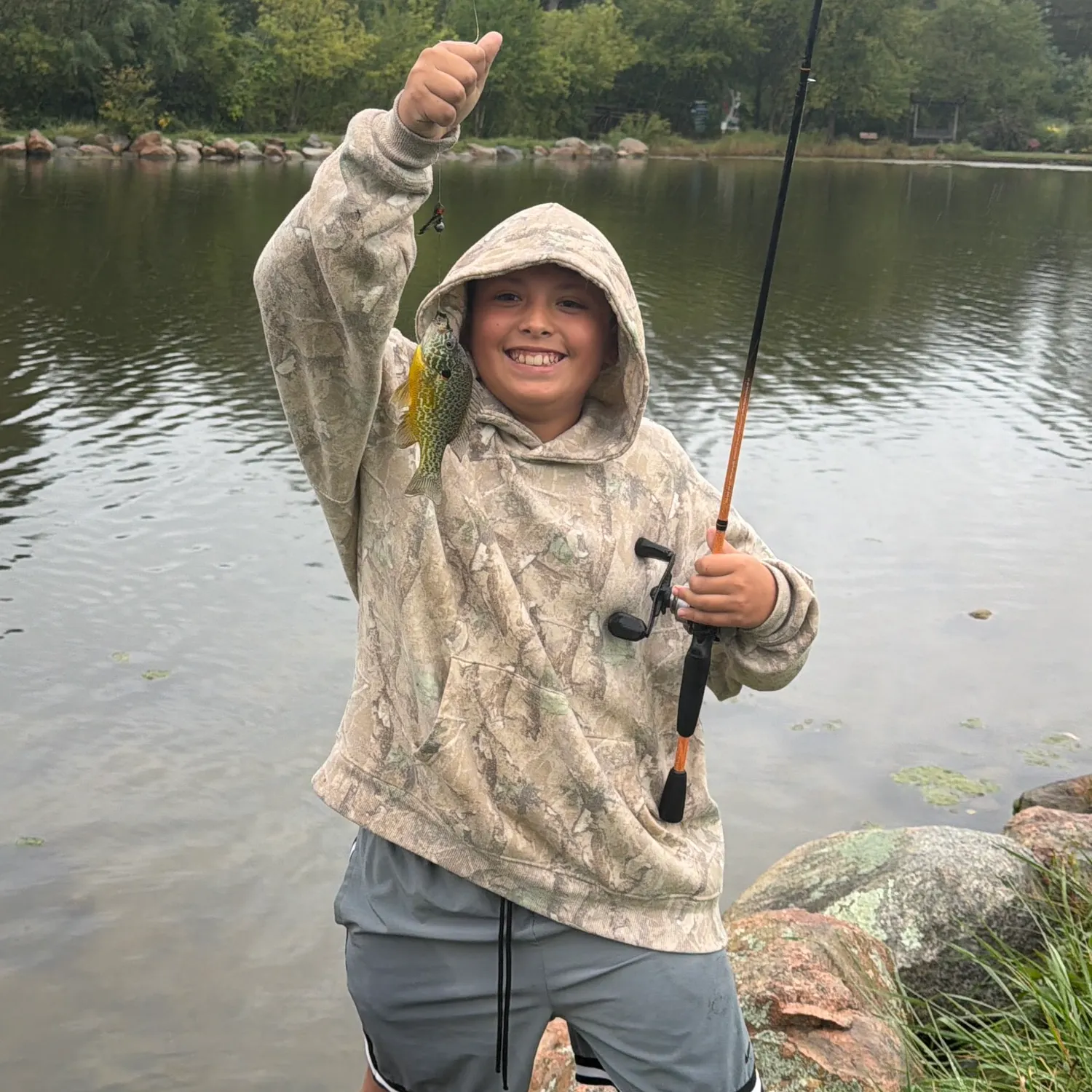 Bluegill caught on Fishbrain