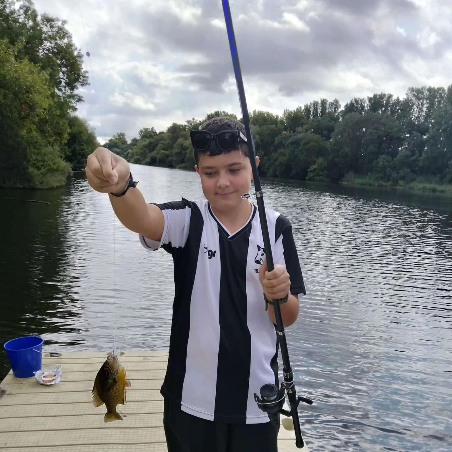 Pumpkinseed caught on Fishbrain