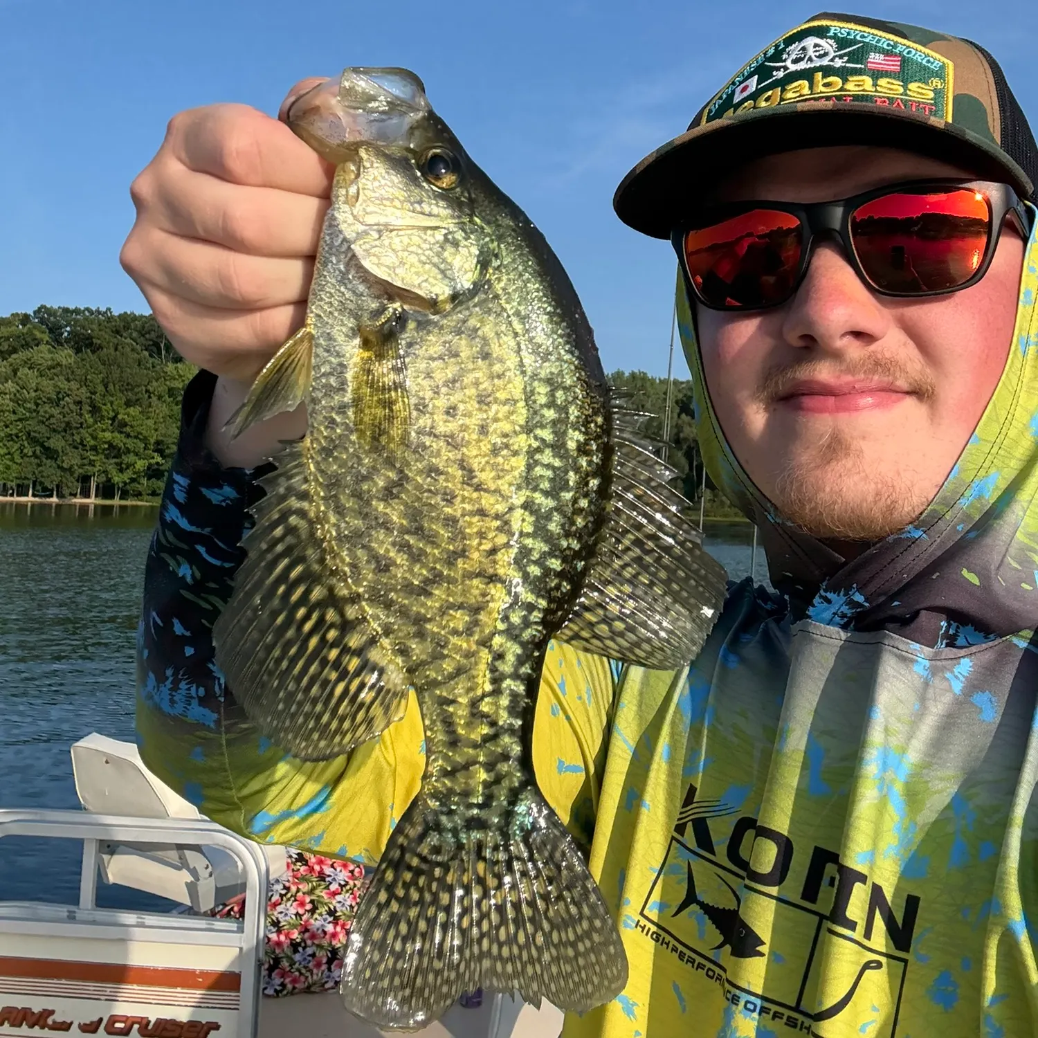 Black crappie caught on Fishbrain