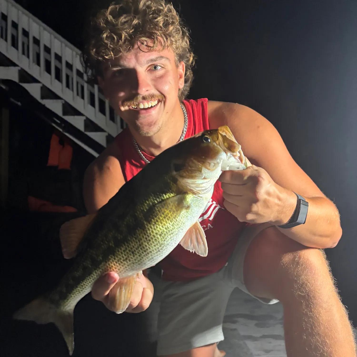 Spotted bass caught on Fishbrain