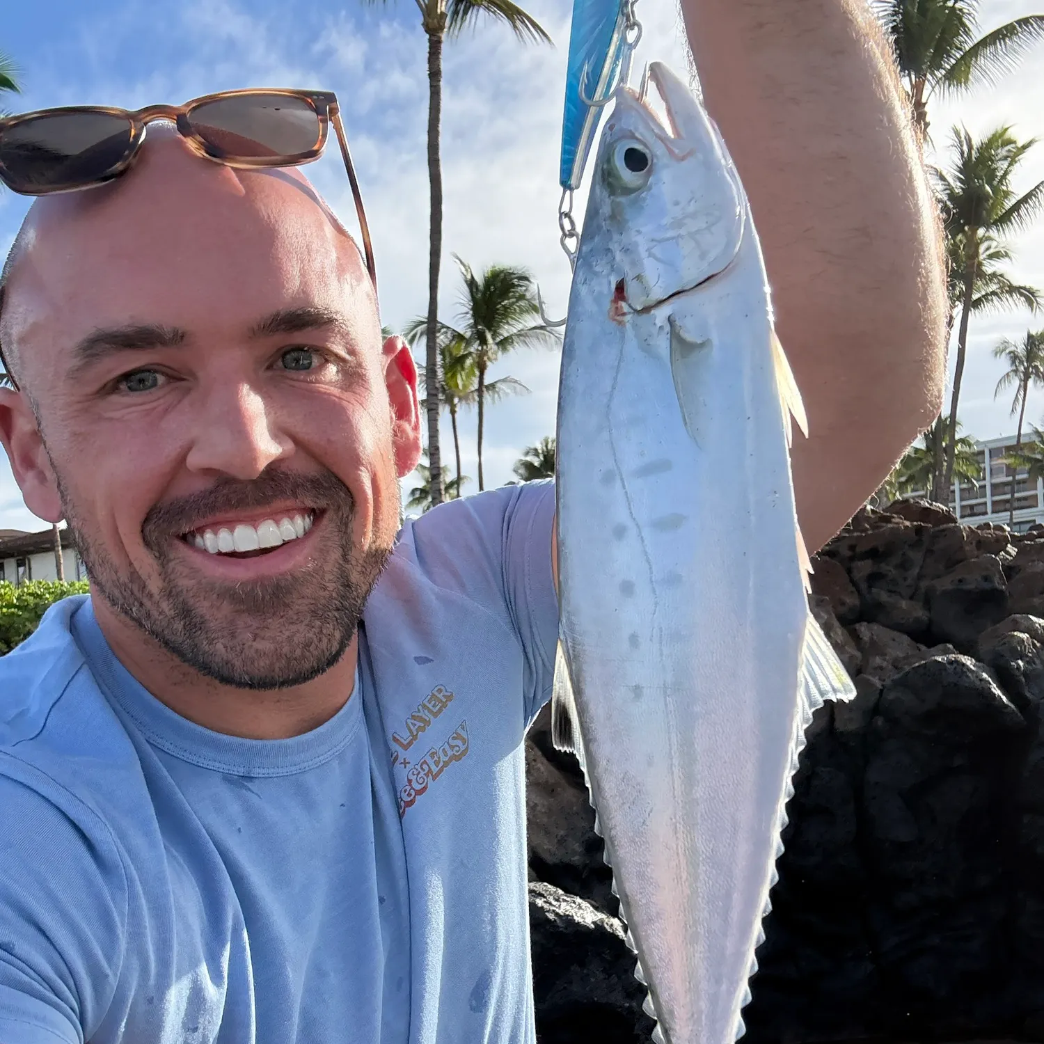 The most recent Doublespotted queenfish catches on Fishbrain