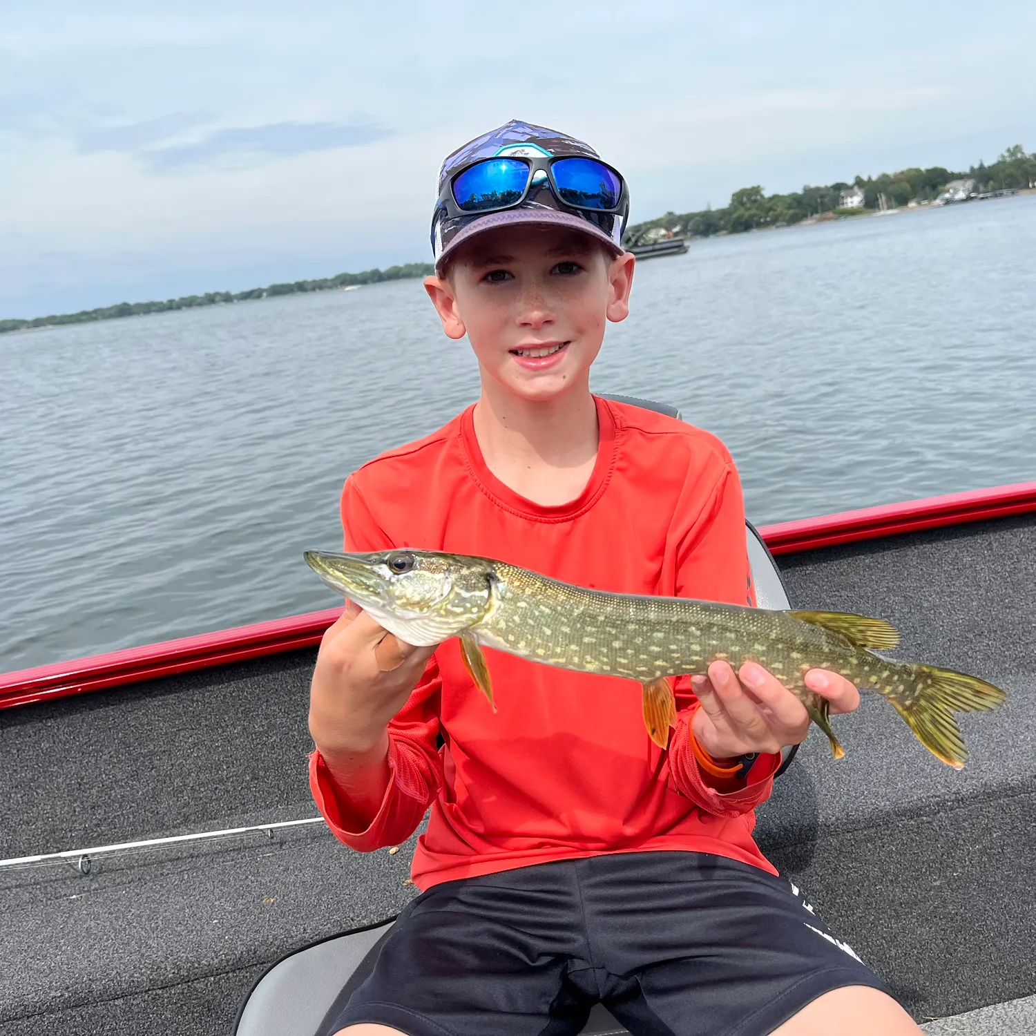 Northern pike caught on Fishbrain