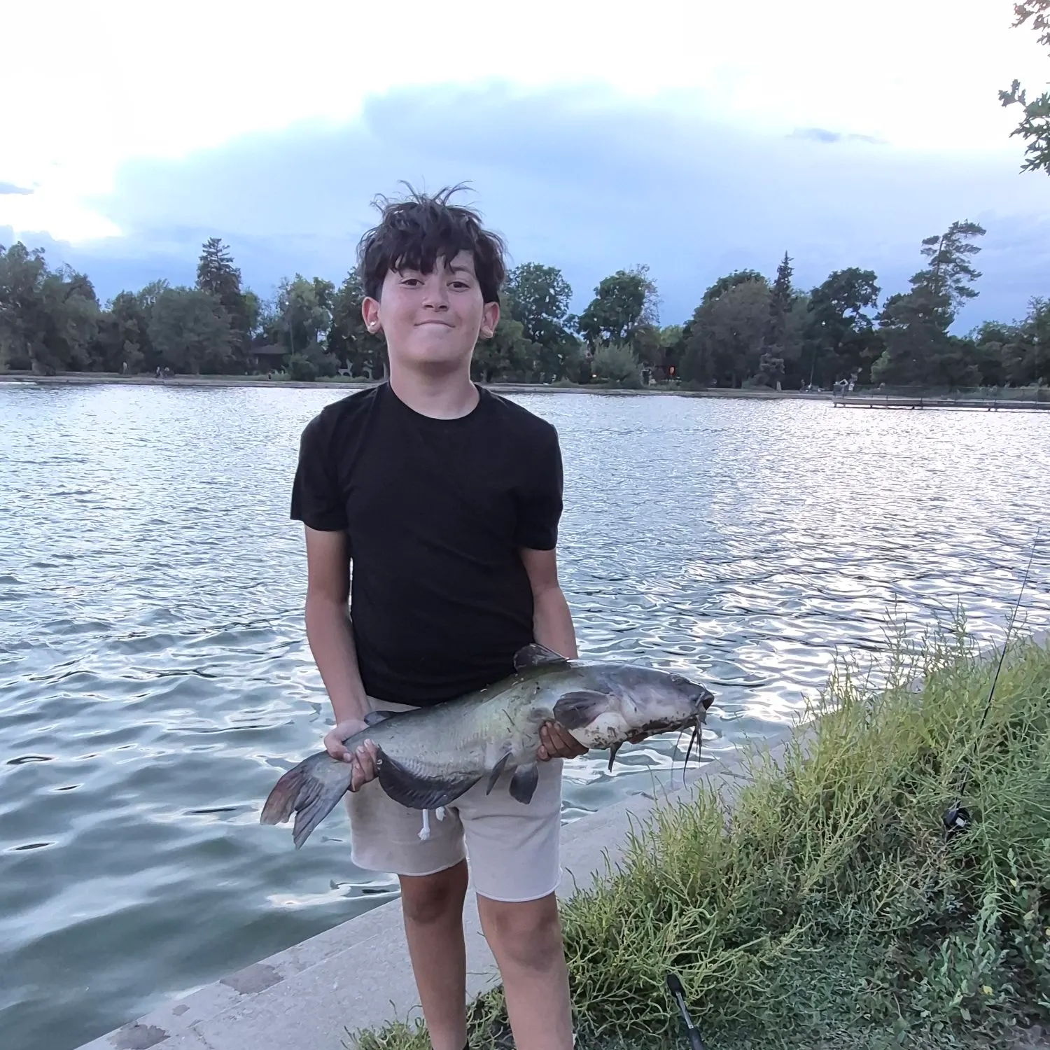 Channel catfish caught on Fishbrain
