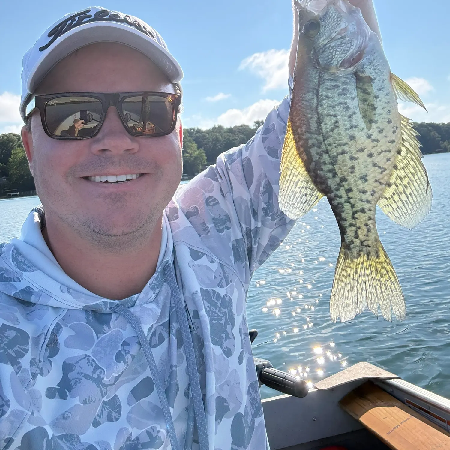 Black crappie caught on Fishbrain