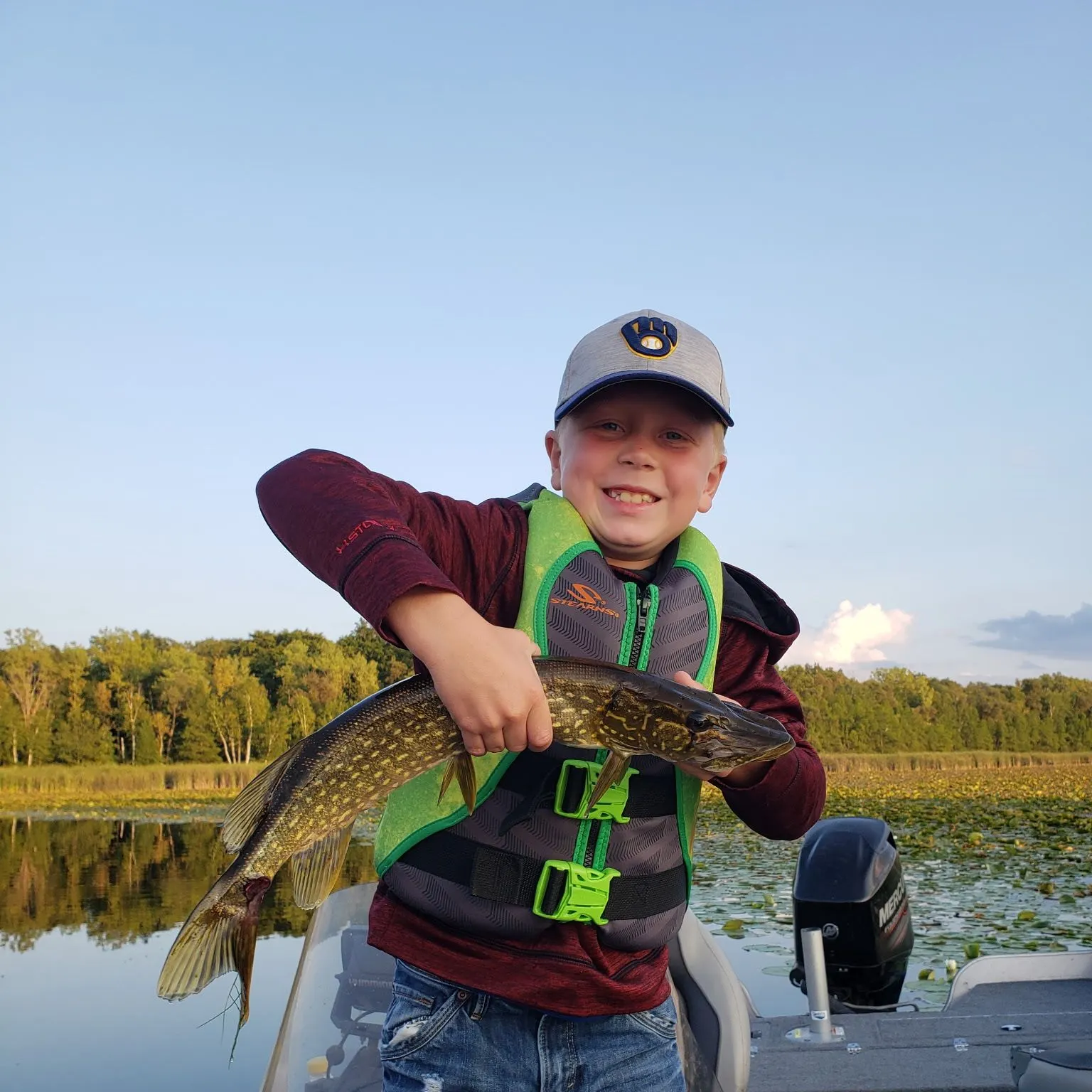 Northern pike caught on Fishbrain
