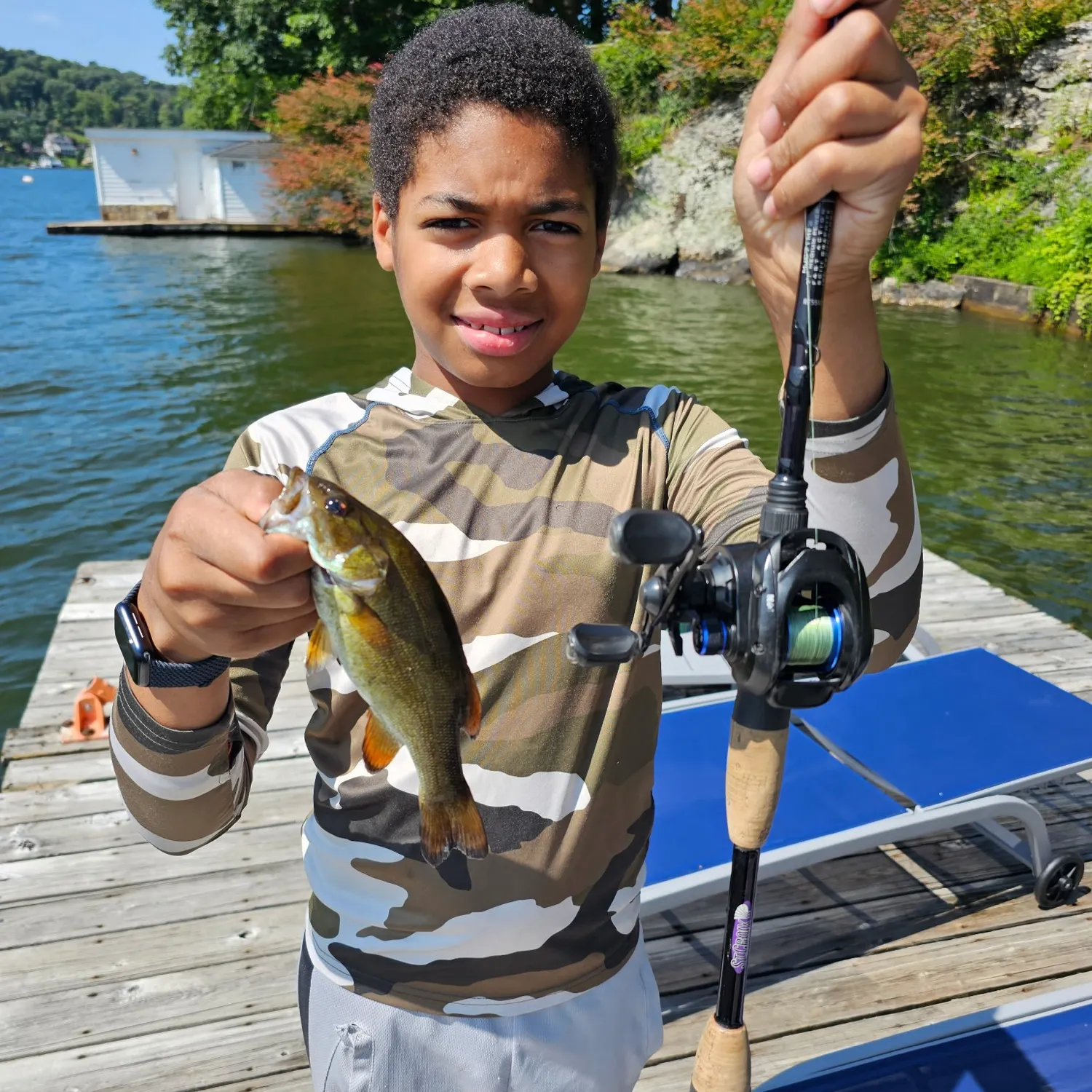 Smallmouth bass caught on Fishbrain