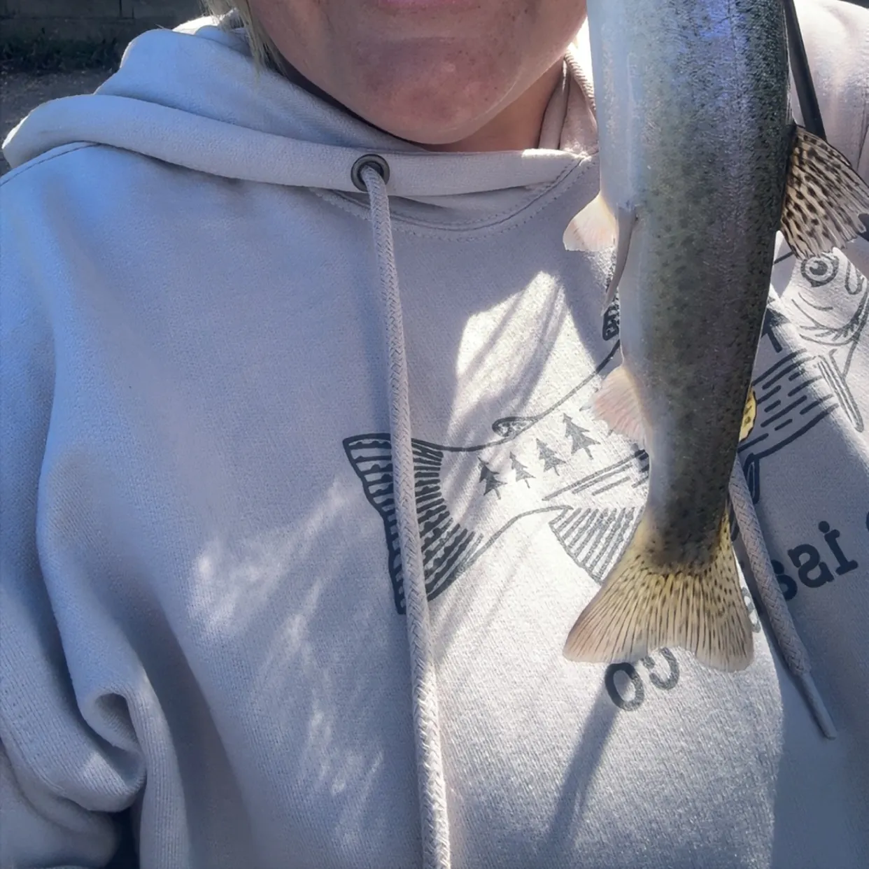 Rainbow trout caught on Fishbrain