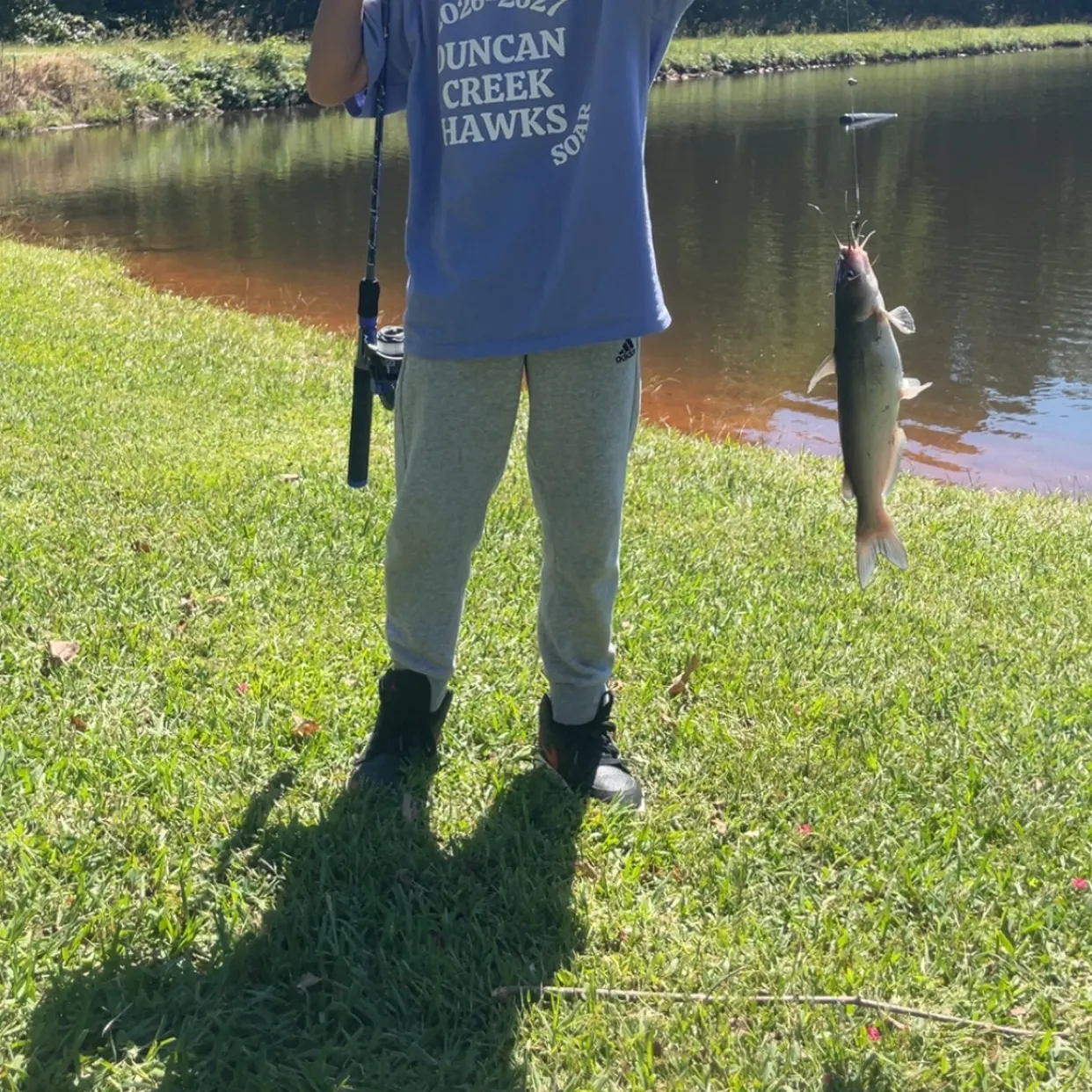Channel catfish caught on Fishbrain