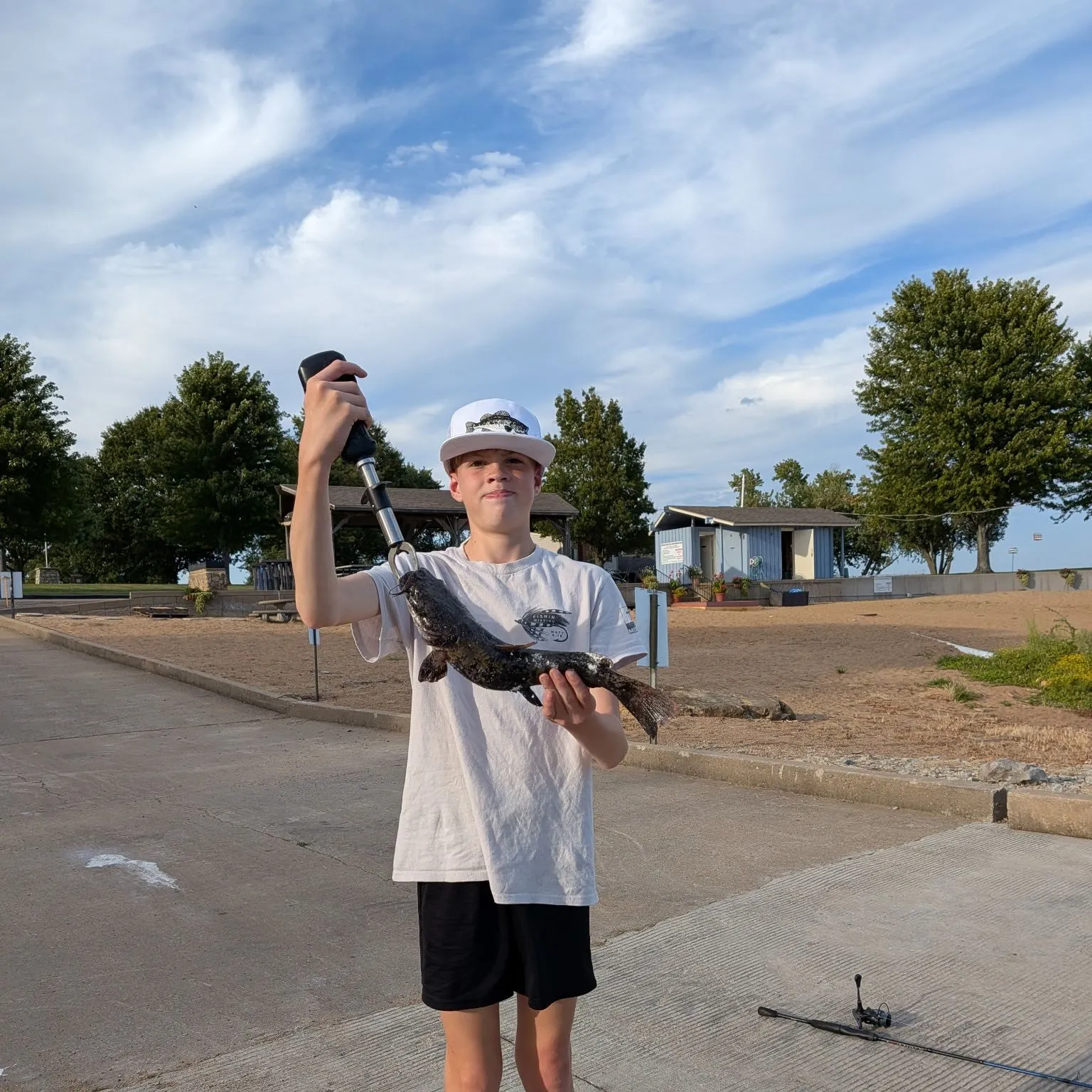 Flathead catfish caught on Fishbrain
