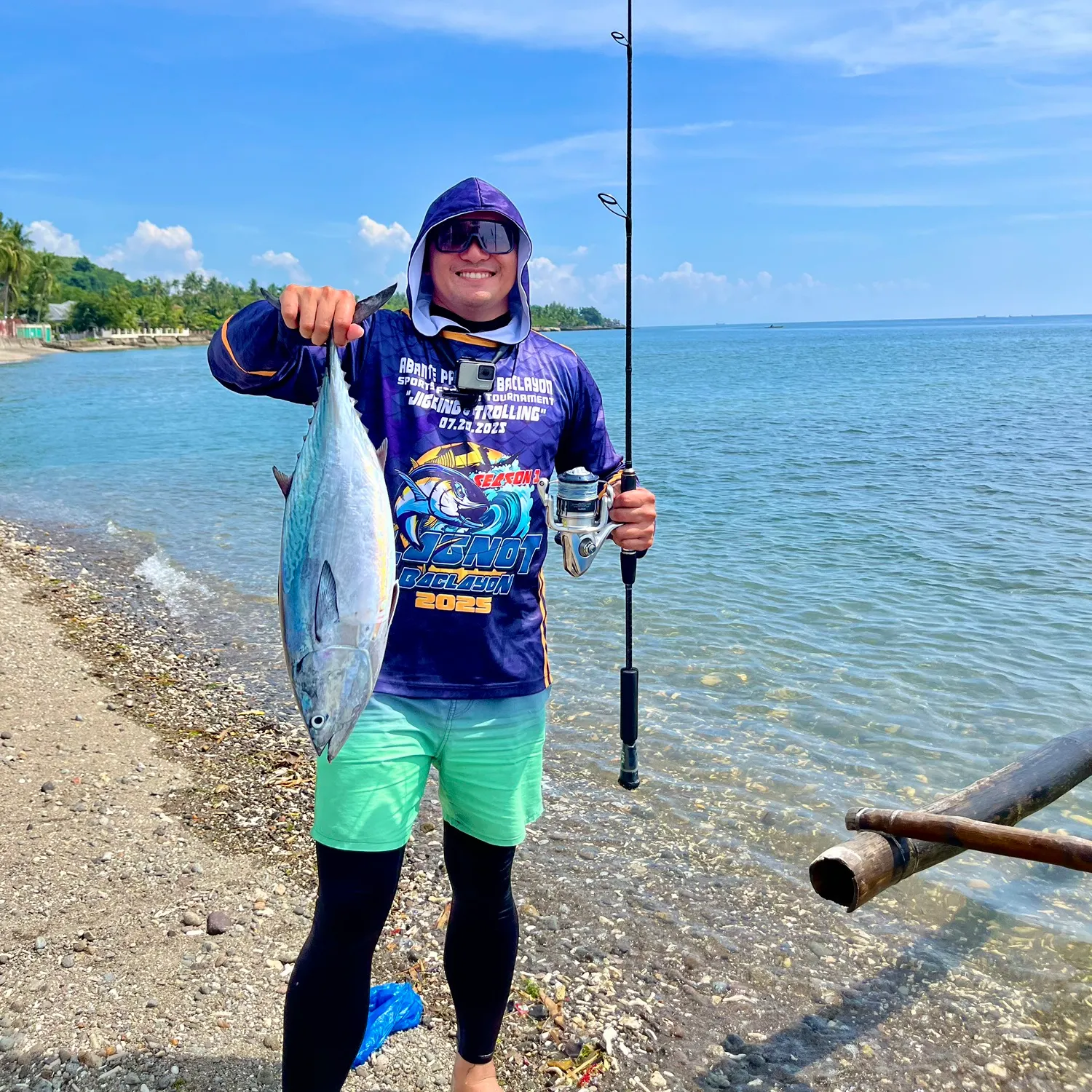 Skipjack tuna caught on Fishbrain