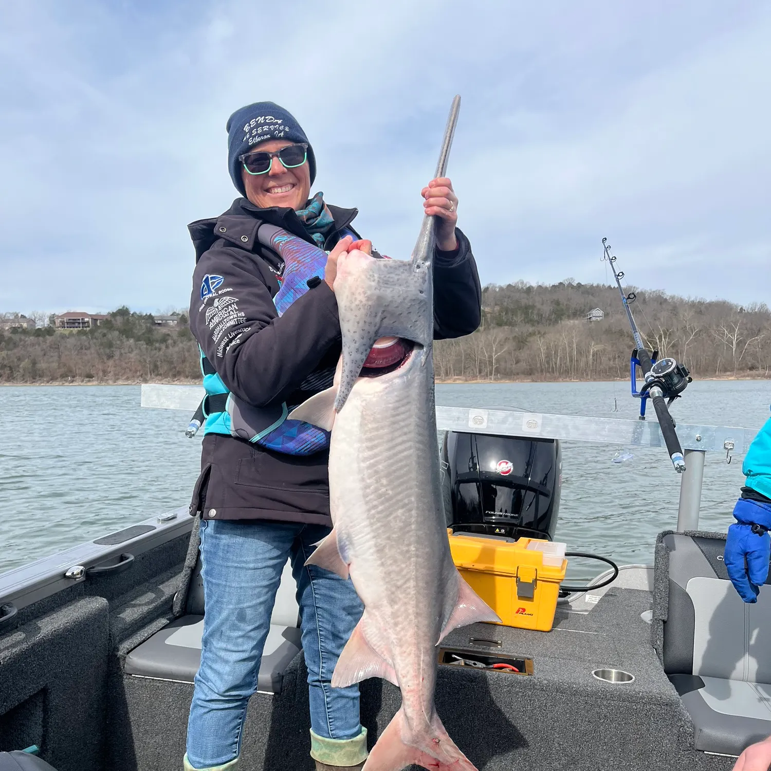 The most recent Paddlefish catches on Fishbrain