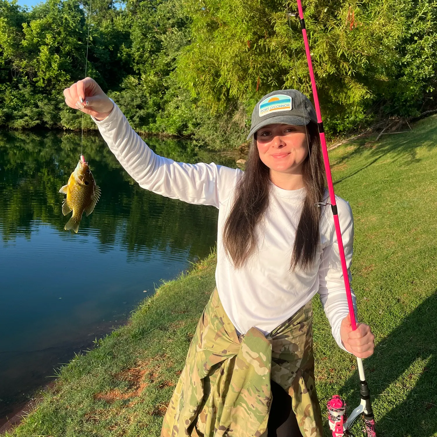Redbreast sunfish caught on Fishbrain