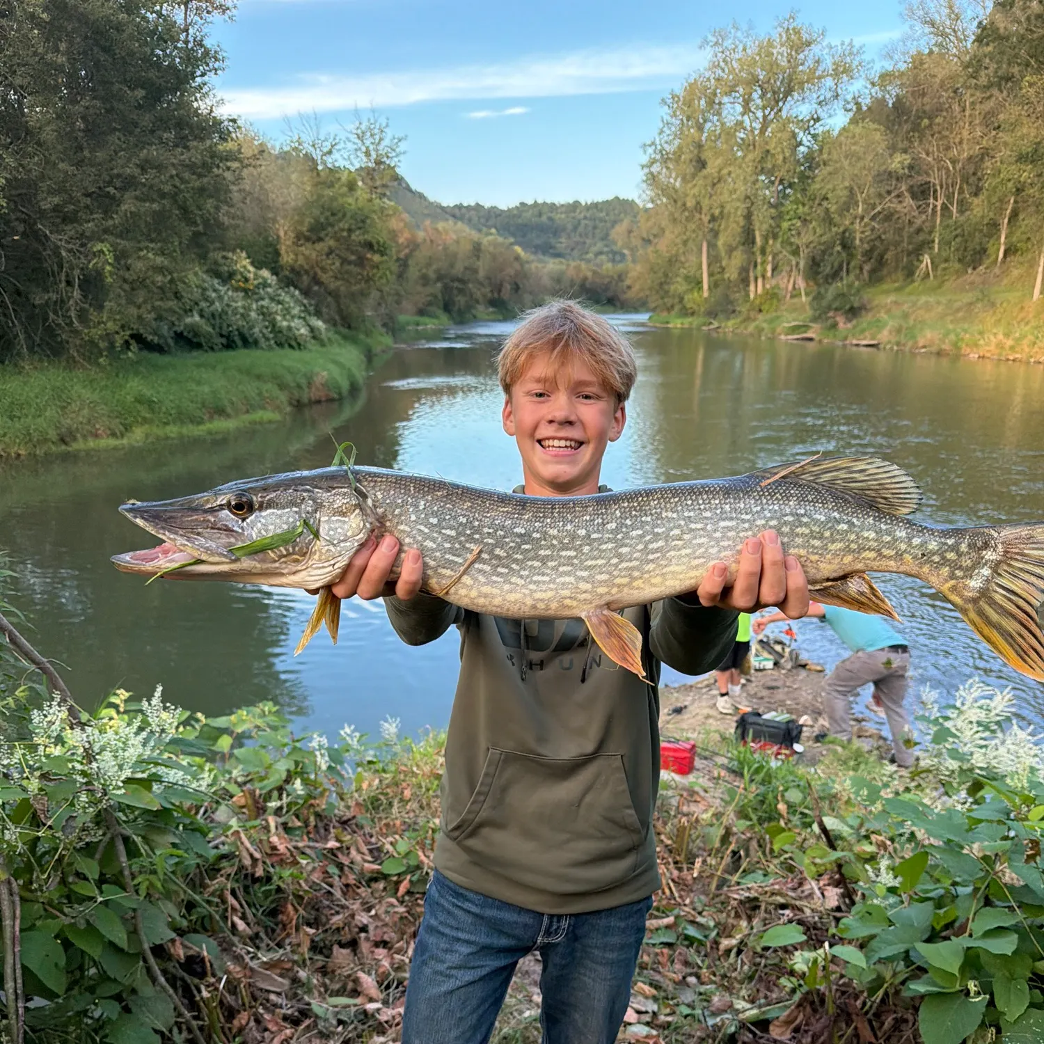 Northern pike caught on Fishbrain