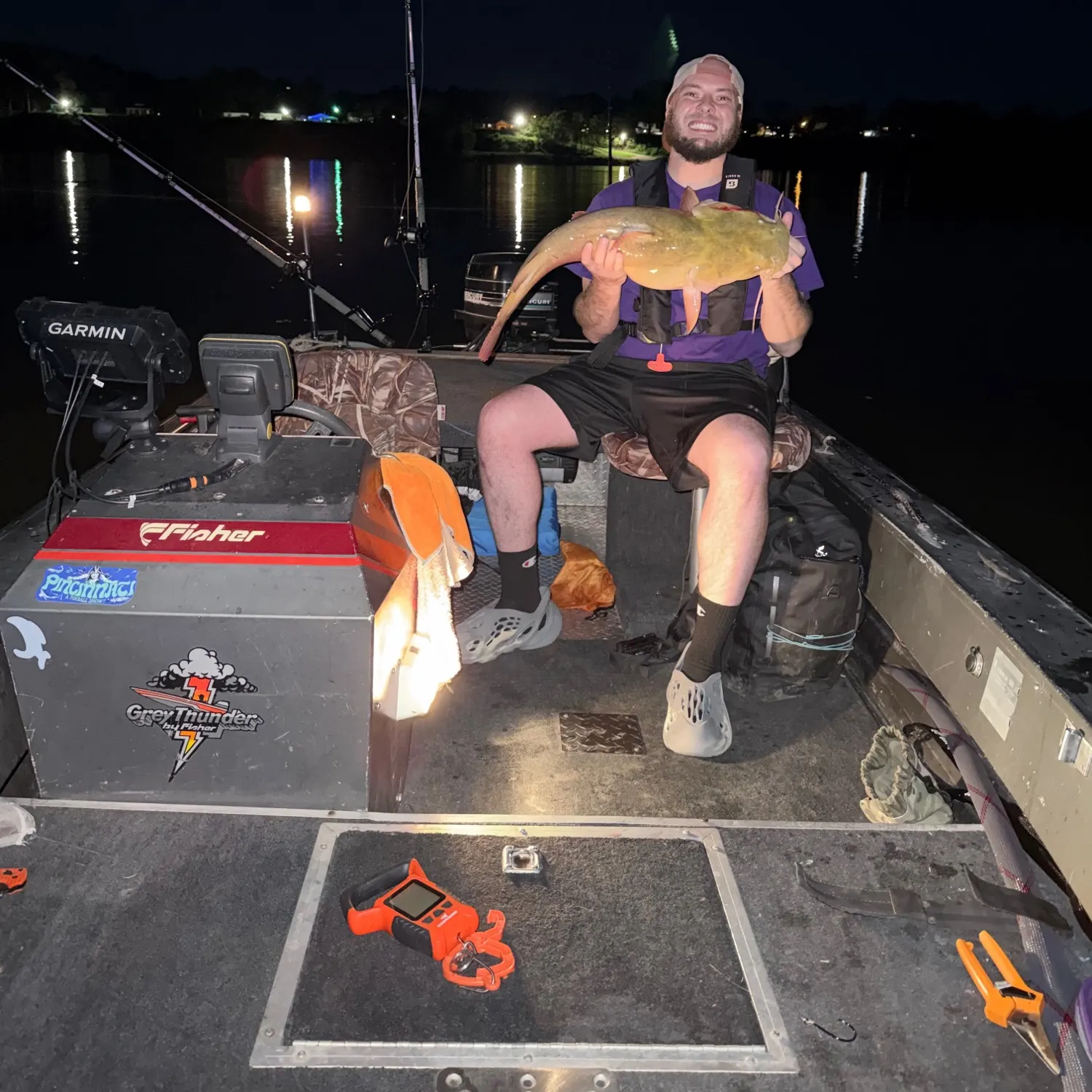 Flathead catfish caught on Fishbrain
