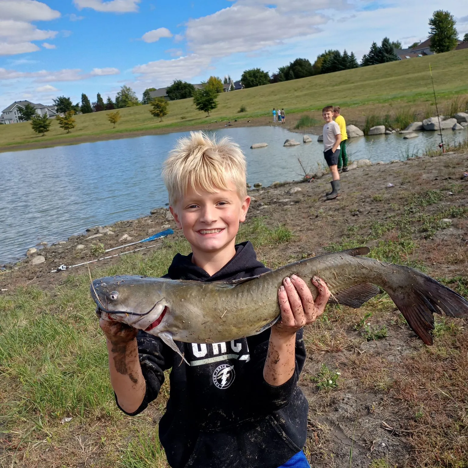 Channel catfish caught on Fishbrain