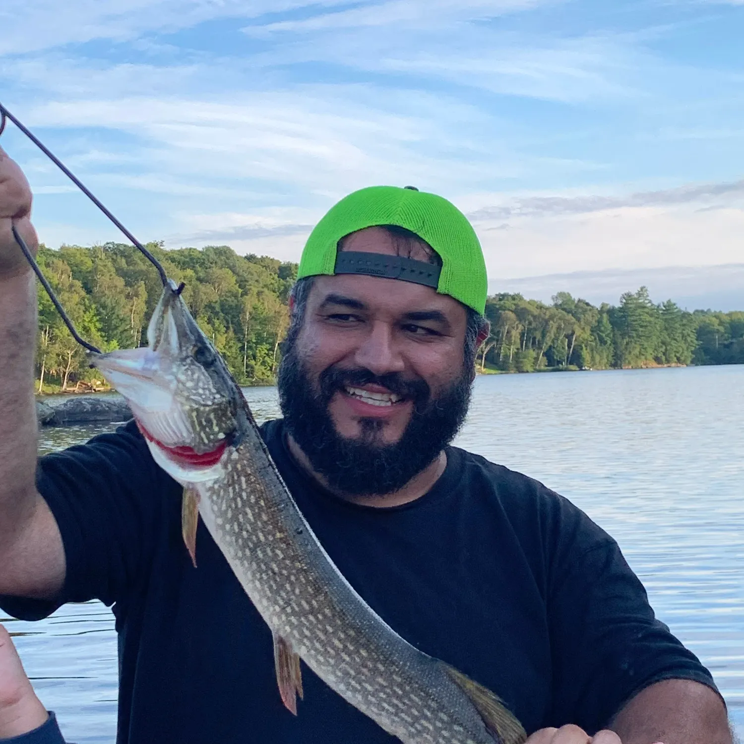 Northern pike caught on Fishbrain