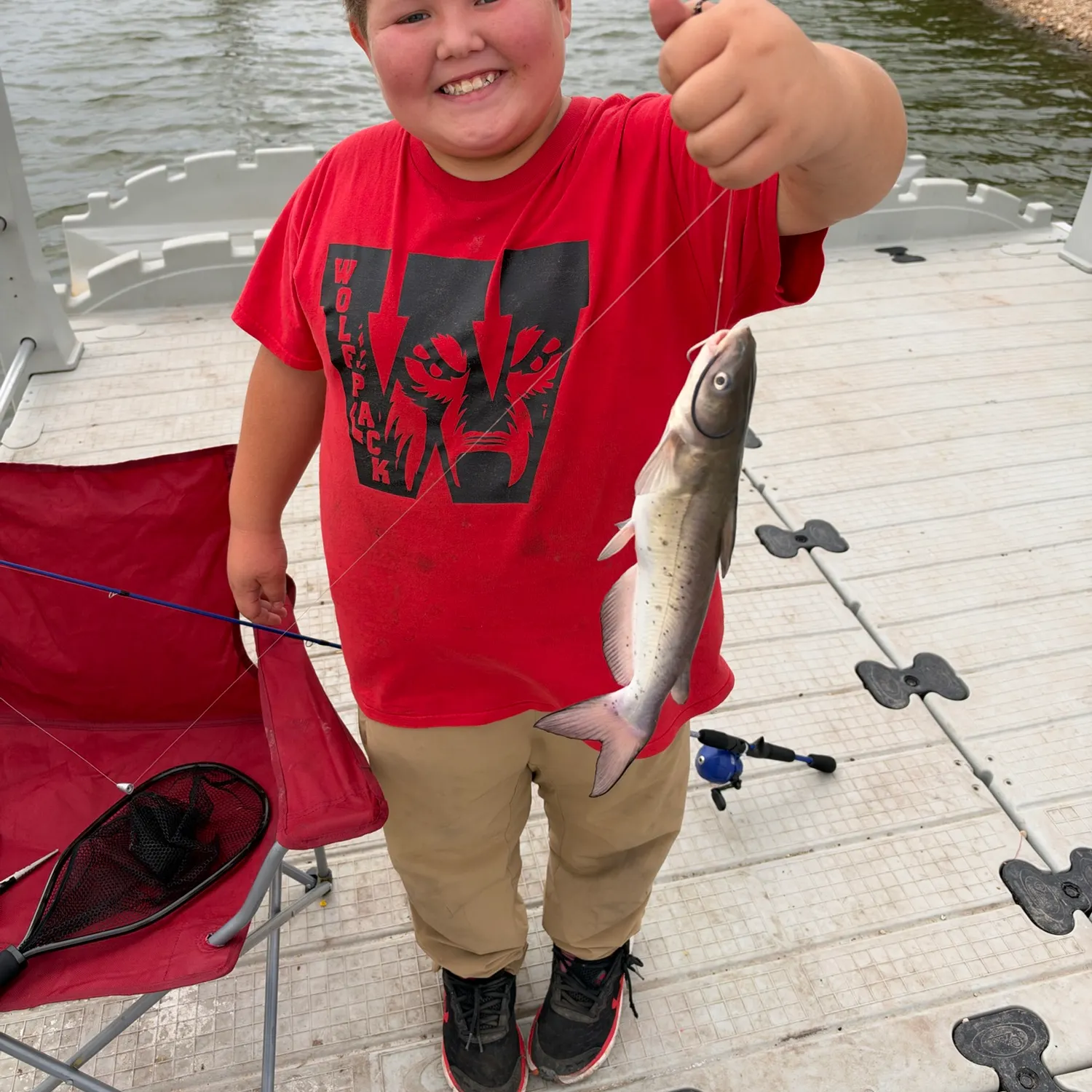 Channel catfish caught on Fishbrain