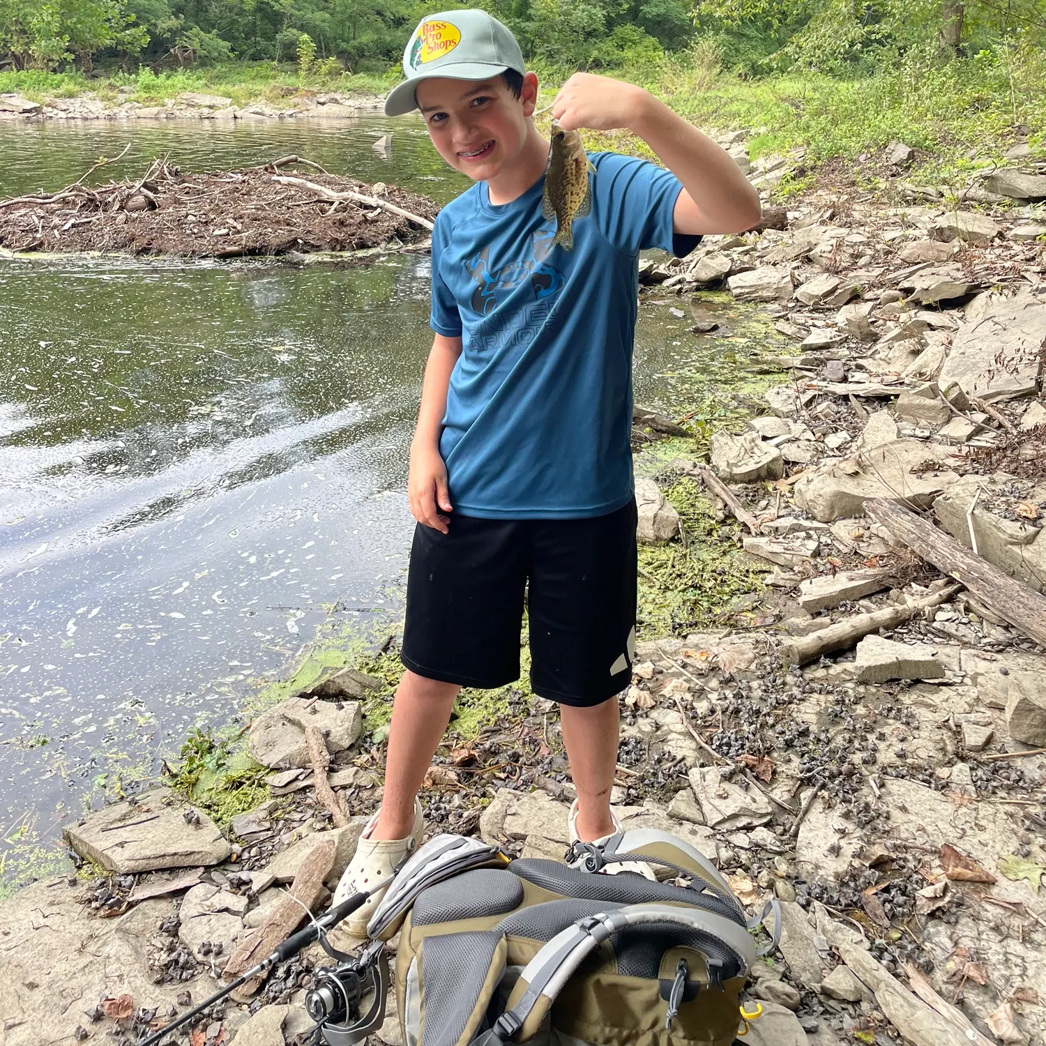 Black crappie caught on Fishbrain
