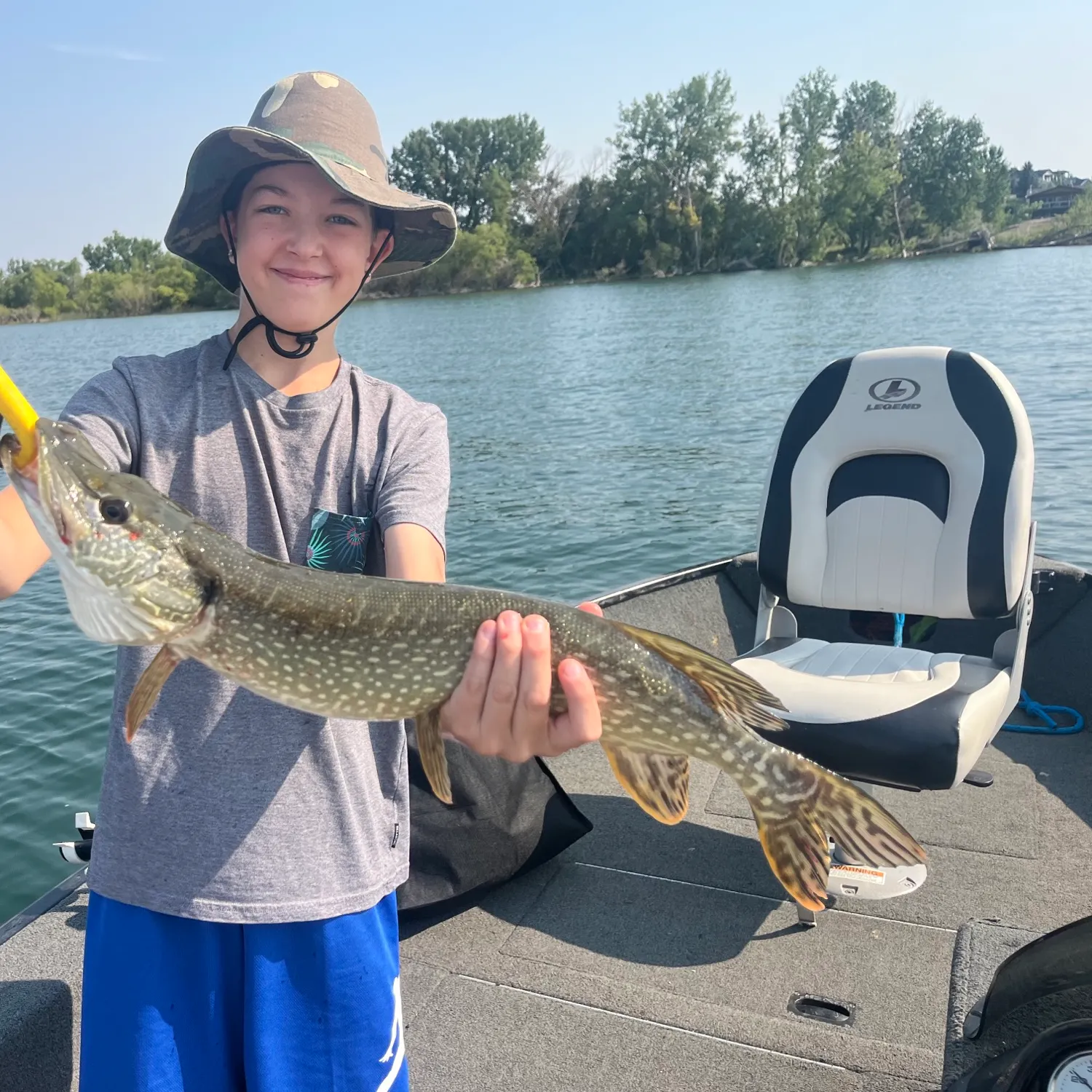 Northern pike caught on Fishbrain