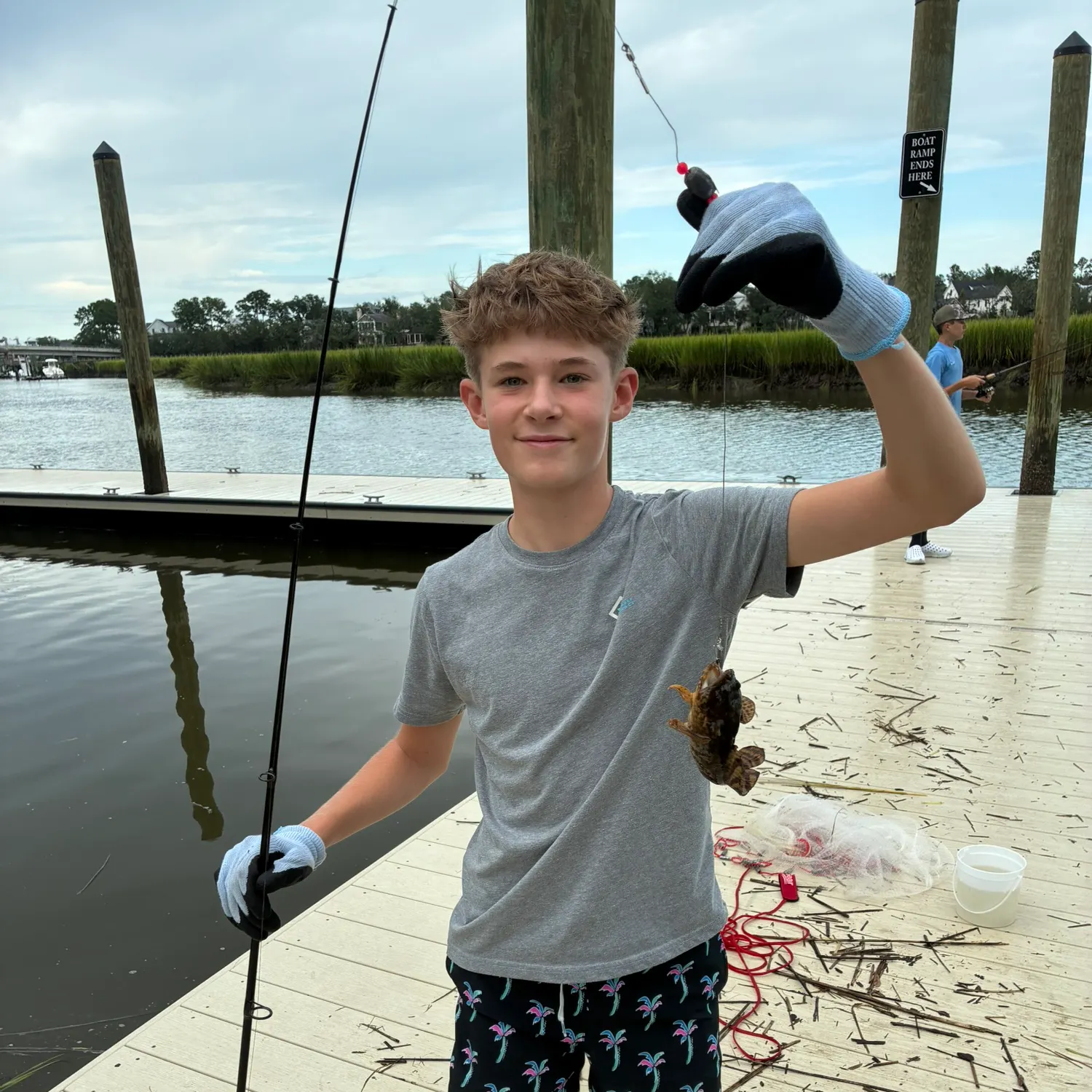 Oyster toadfish caught on Fishbrain