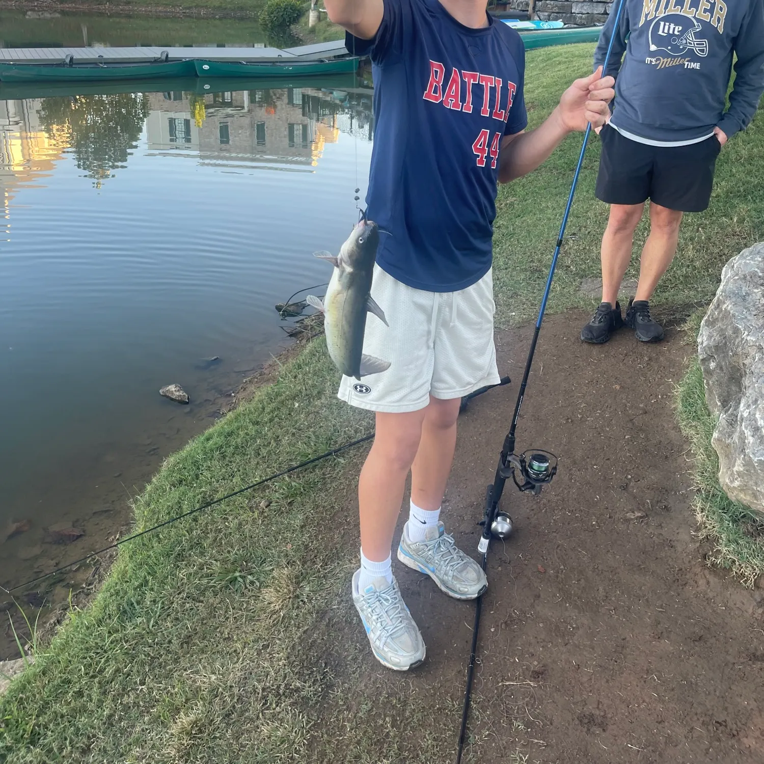 Channel catfish caught on Fishbrain