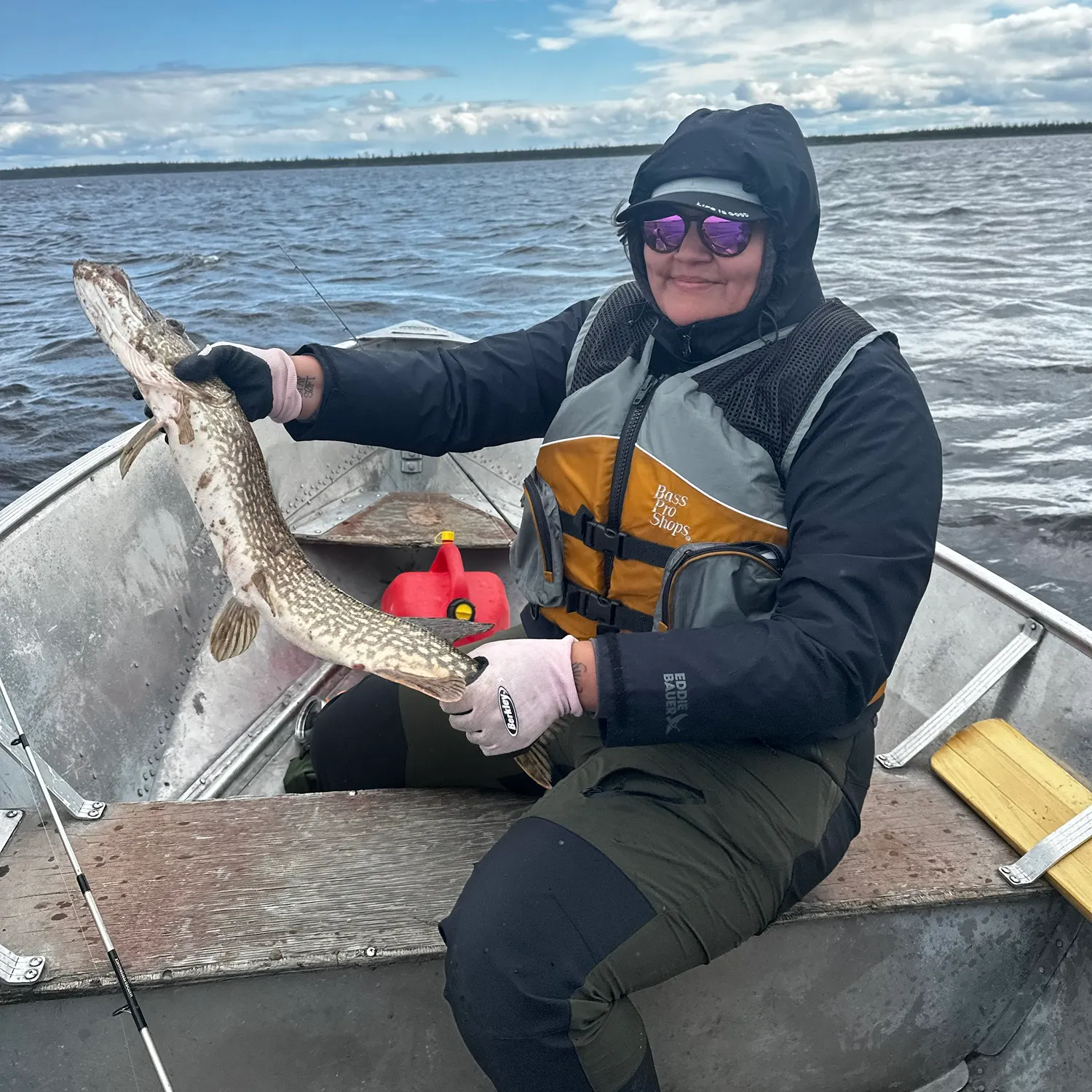 Northern pike caught on Fishbrain