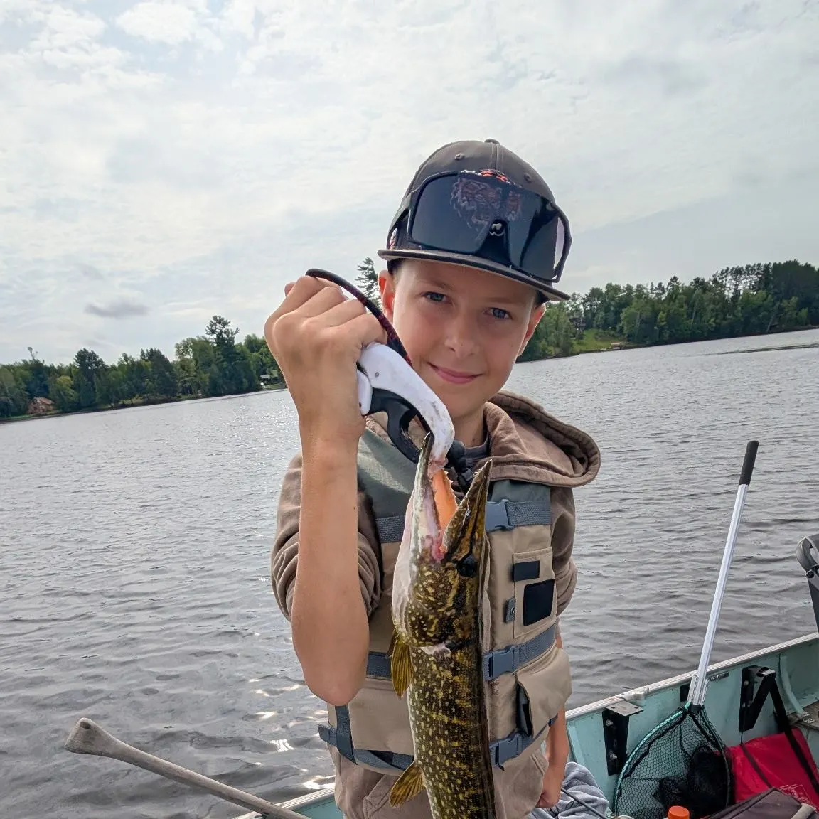 Northern pike caught on Fishbrain
