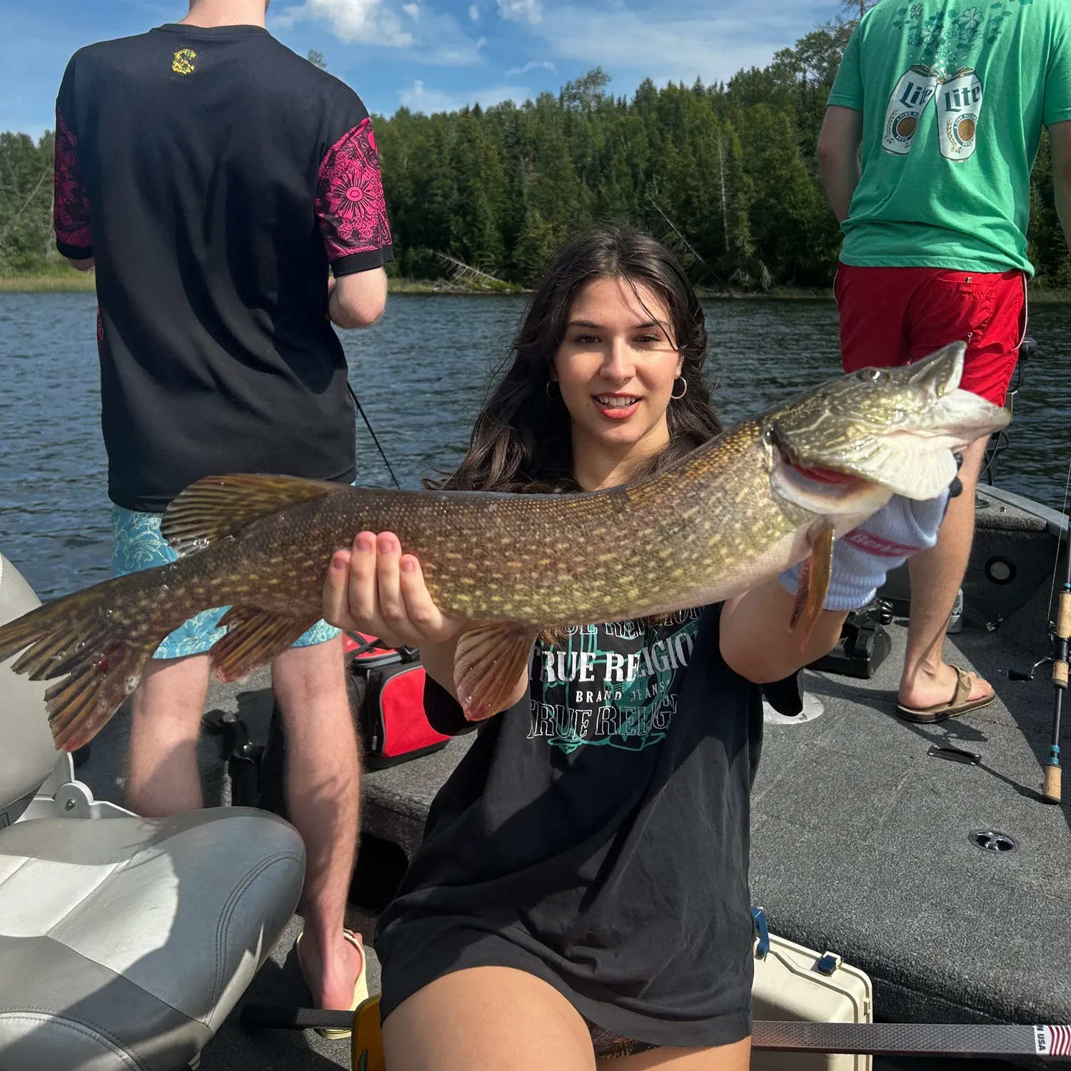 Northern pike caught on Fishbrain