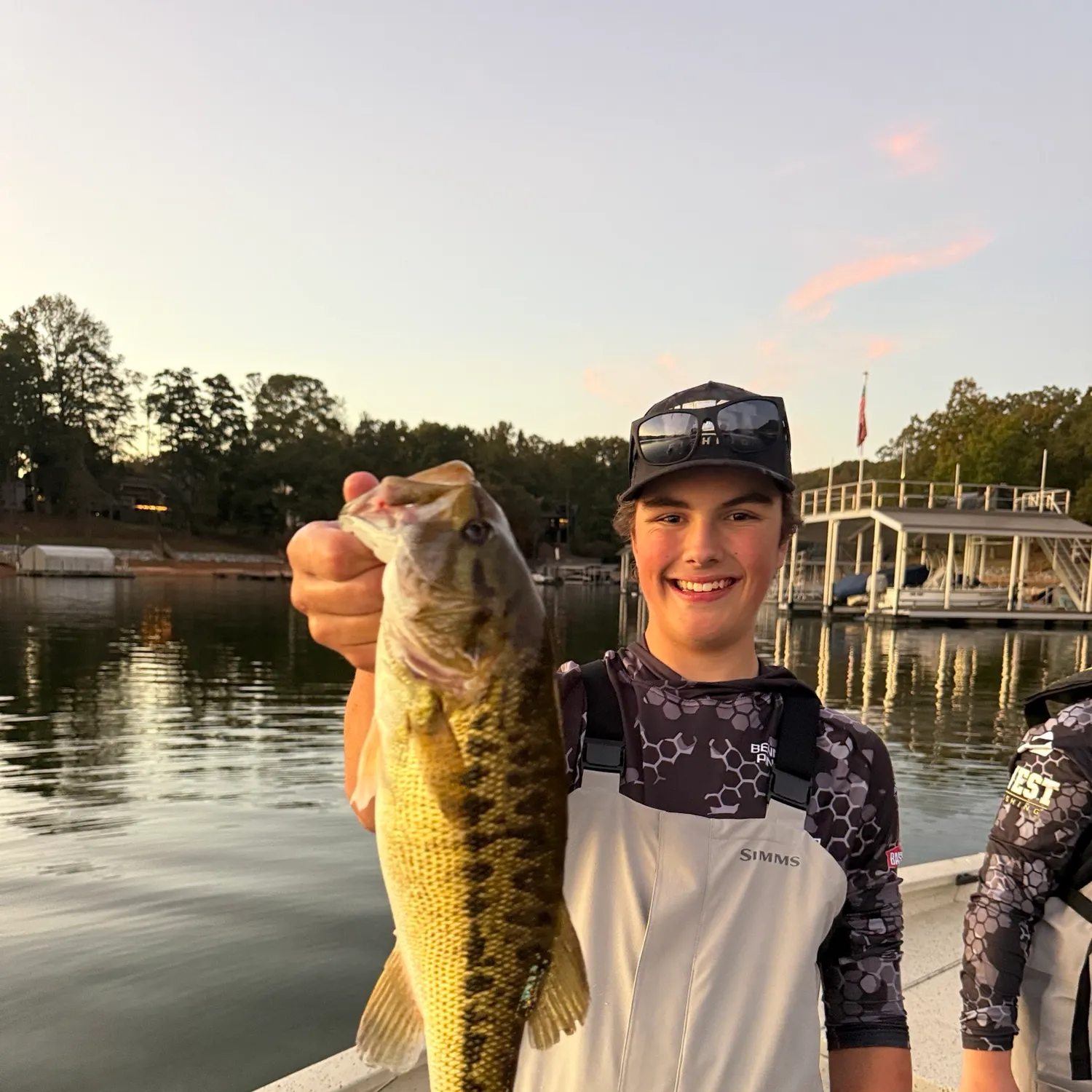 Spotted bass caught on Fishbrain