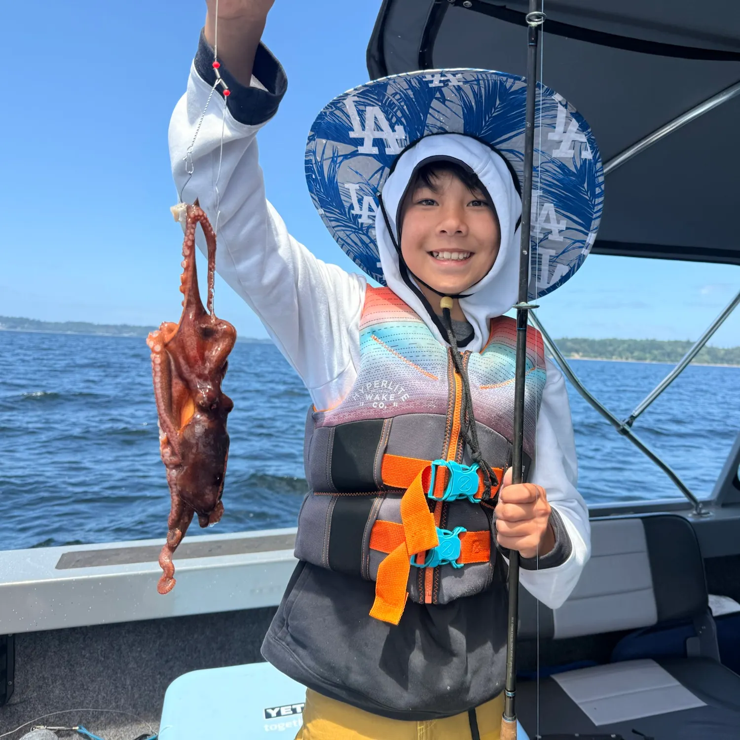 Common octopus caught on Fishbrain