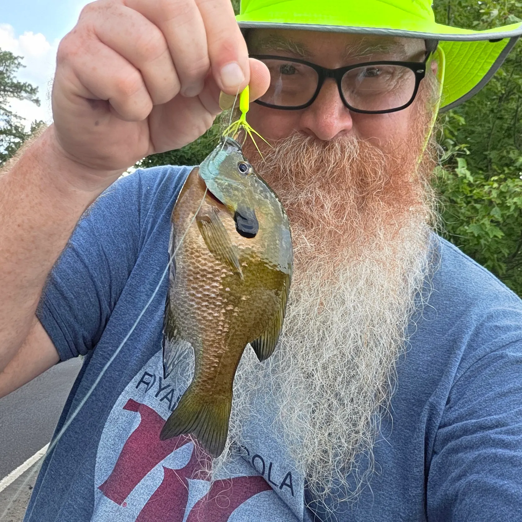 Bluegill caught on Fishbrain