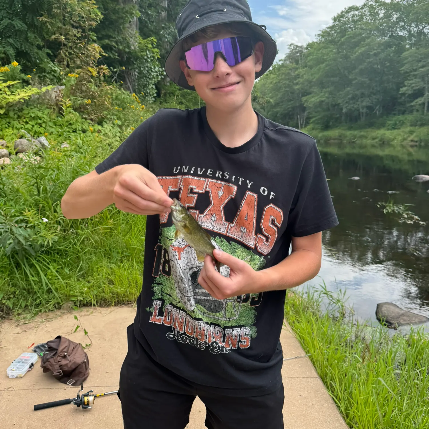 Smallmouth bass caught on Fishbrain