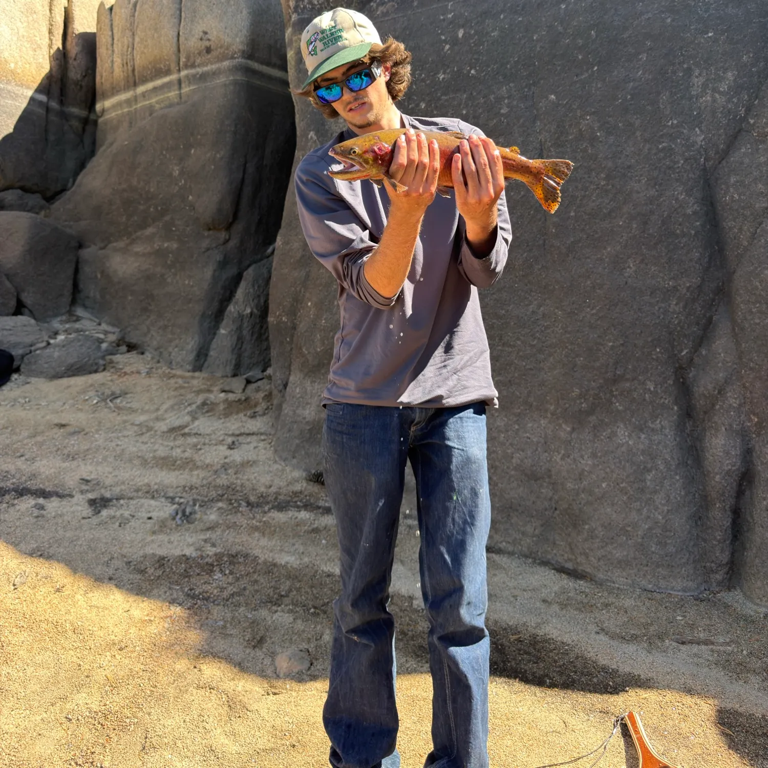 Lahontan cutthroat trout caught on Fishbrain