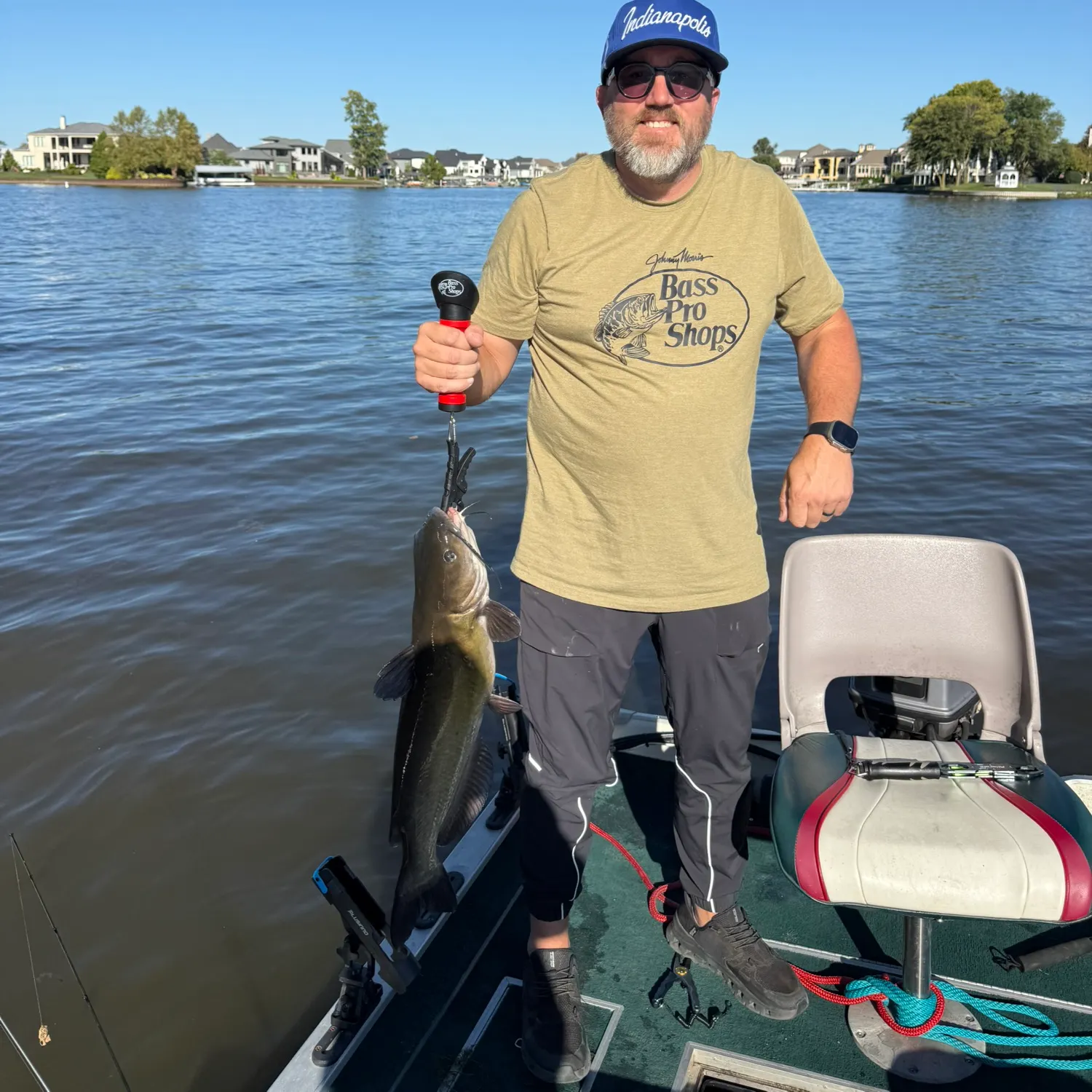 Channel catfish caught on Fishbrain
