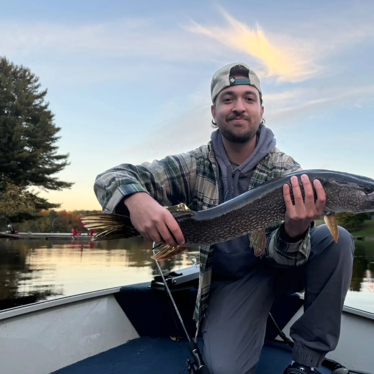 Northern pike caught on Fishbrain