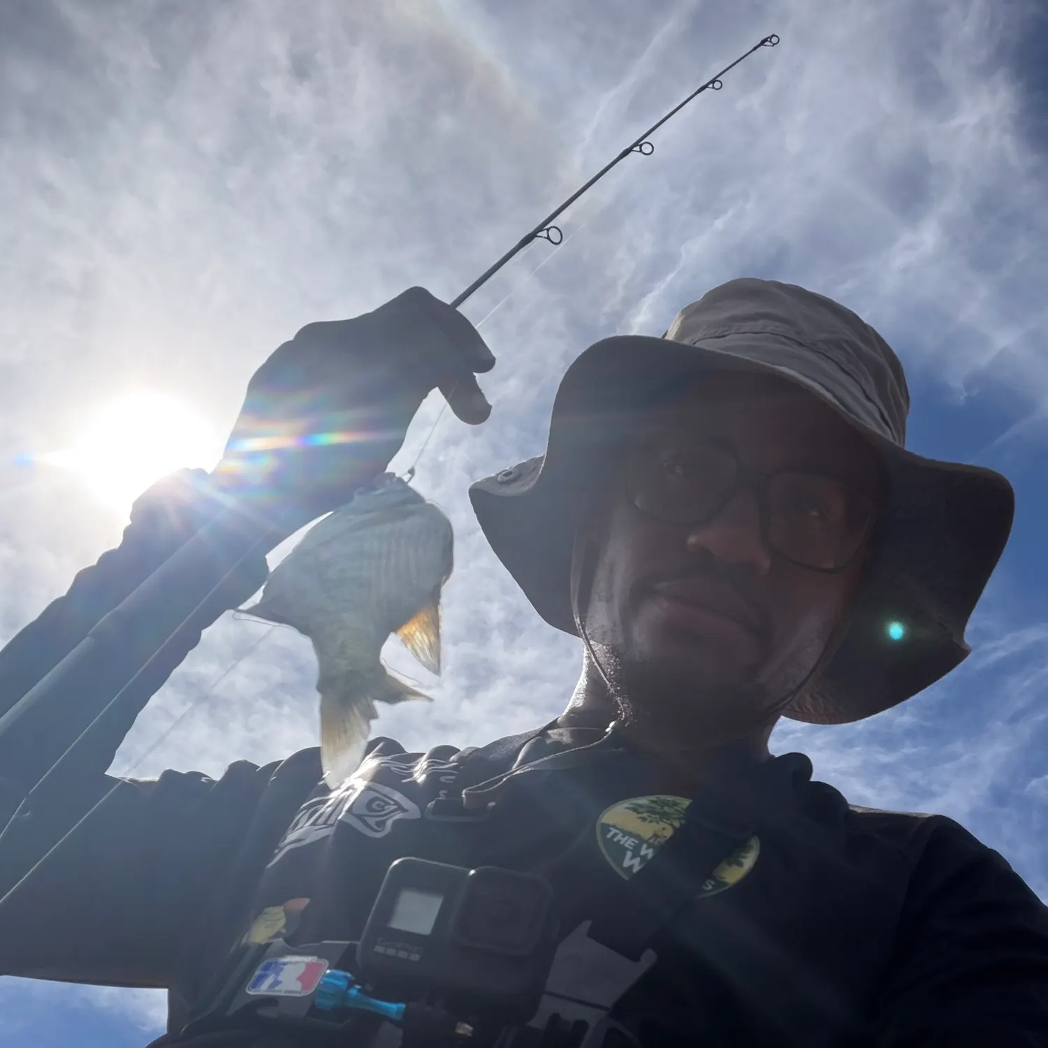 Redear sunfish caught on Fishbrain